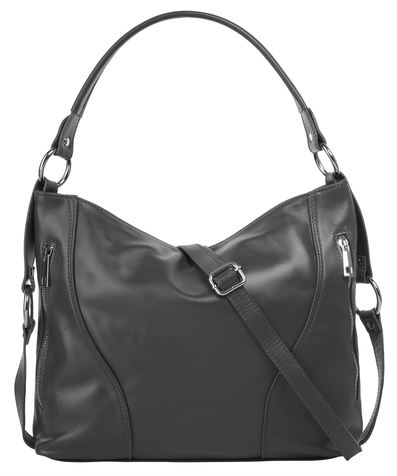 Samantha Look Henkeltasche, echt Leder, Made in Italy