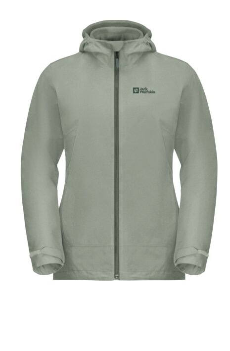 Jack Wolfskin 3-in-1-Funktionsjacke »MOONRISE 3IN1 JKT W«, mit Kapuze, 3in1, atmungsaktiv, Übergangsjacke