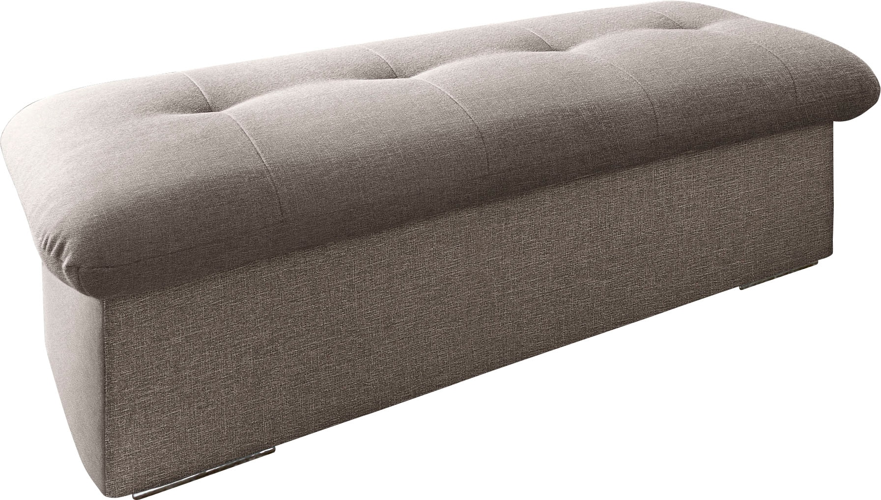 TRENDMANUFAKTUR Hocker »Reggae II, Bankhocker mit toller Detailverarbeitung im Sitz«, mit Stauraumfach