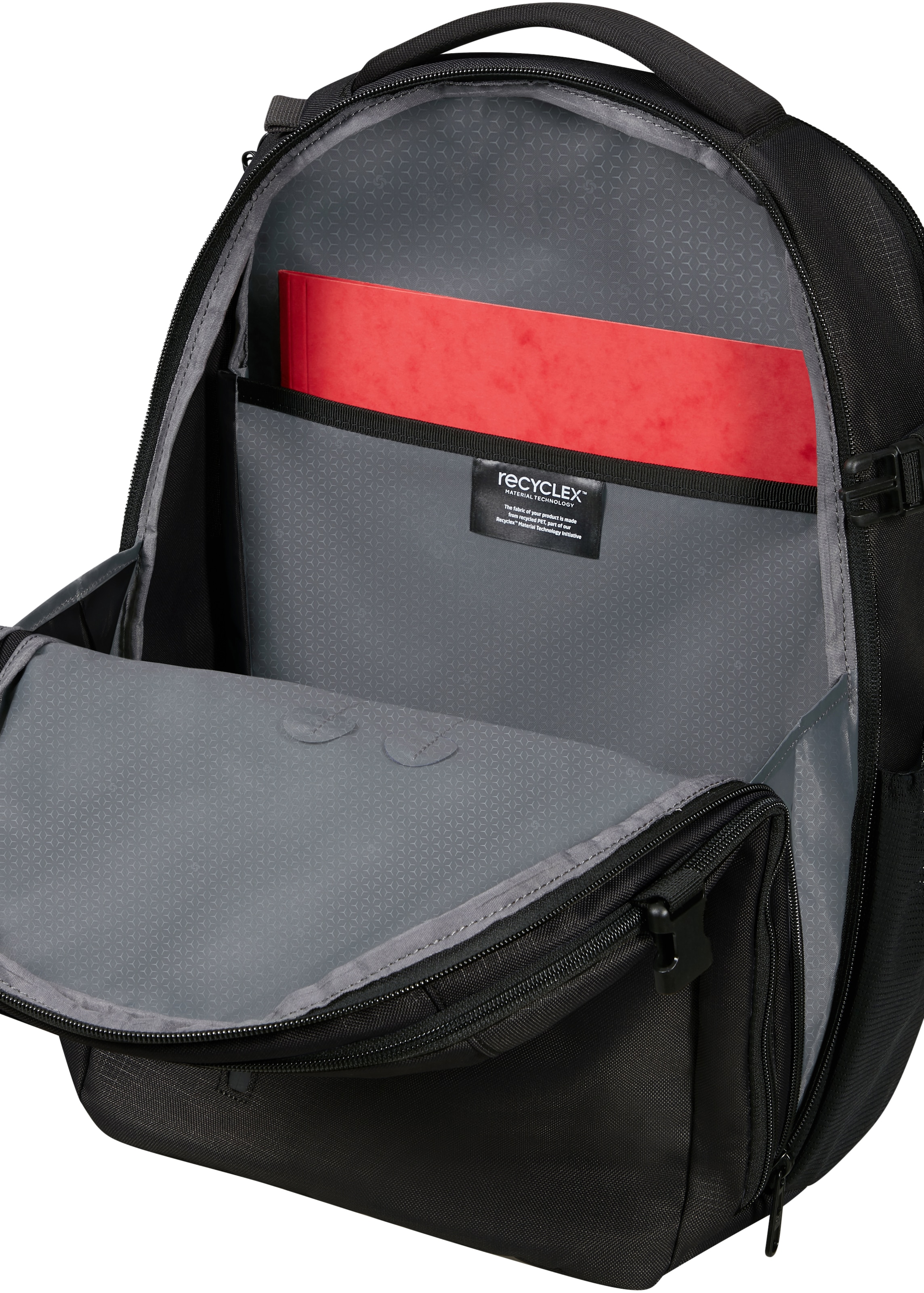 Samsonite Laptoprucksack »ROADER«, Arbeitsrucksack recyceltes Material Tablet und 15,6-Zoll Laptopfach