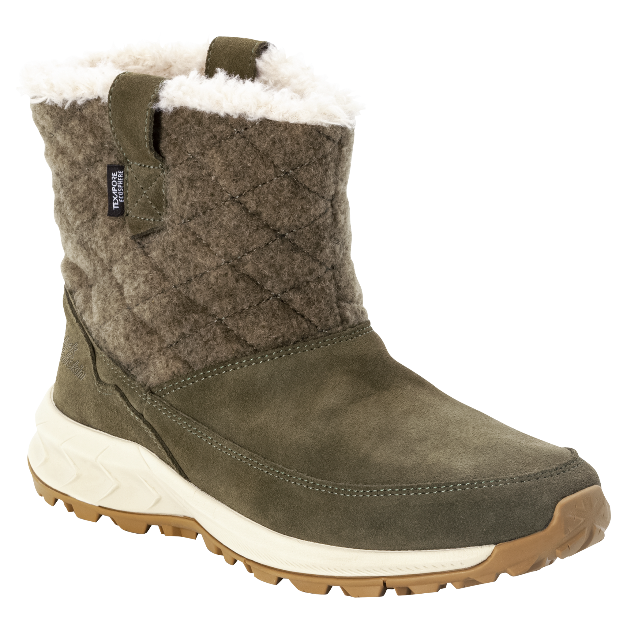 Jack Wolfskin Schlupfboots »QUEENSTOWN TEXAPORE BOOT W«, Winterboots, Snowboots, Winterschuhe, wasserdicht und gefüttert