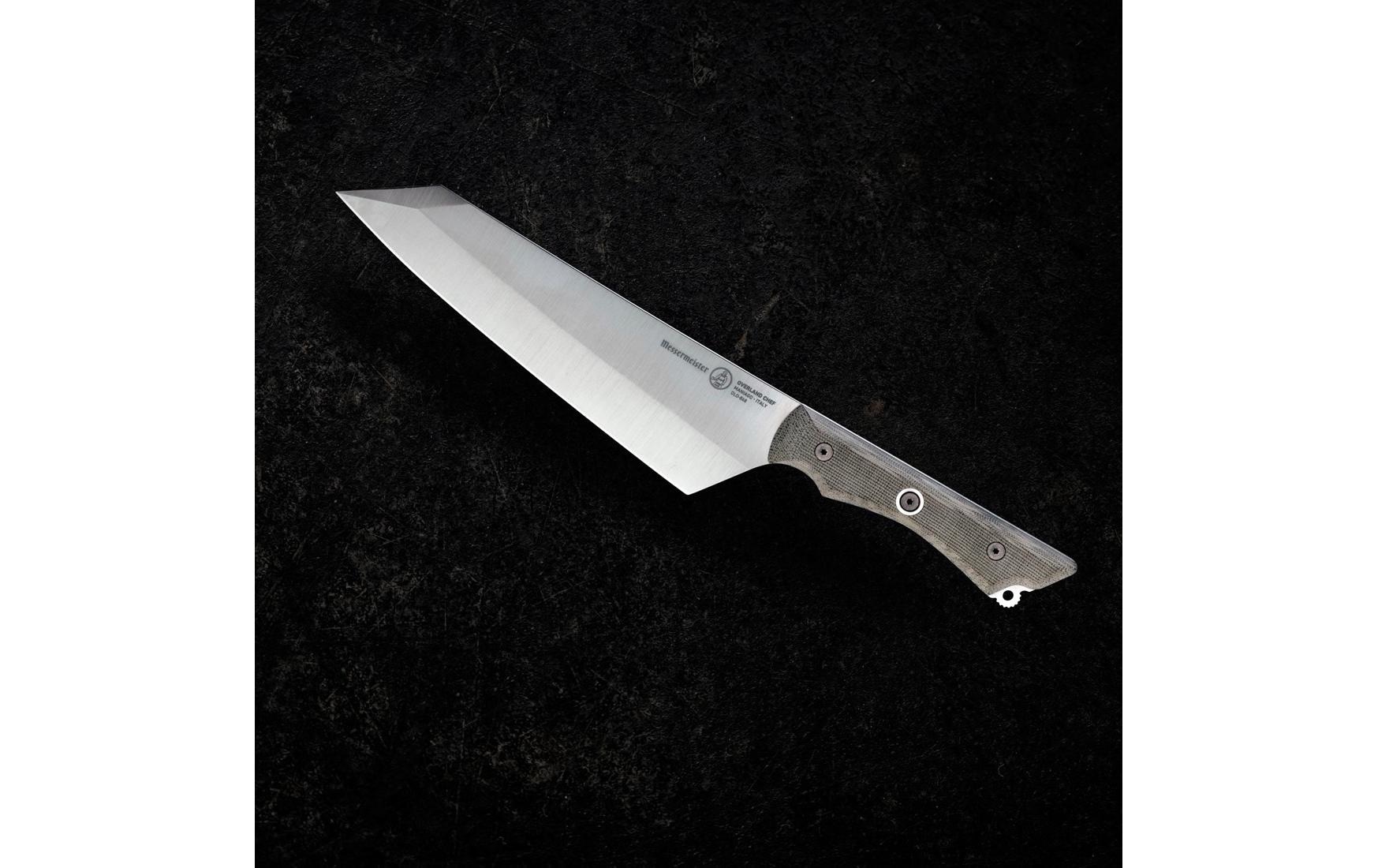 Kochmesser »Messermeister Overland 20 cm, Grau«, (1 tlg.)