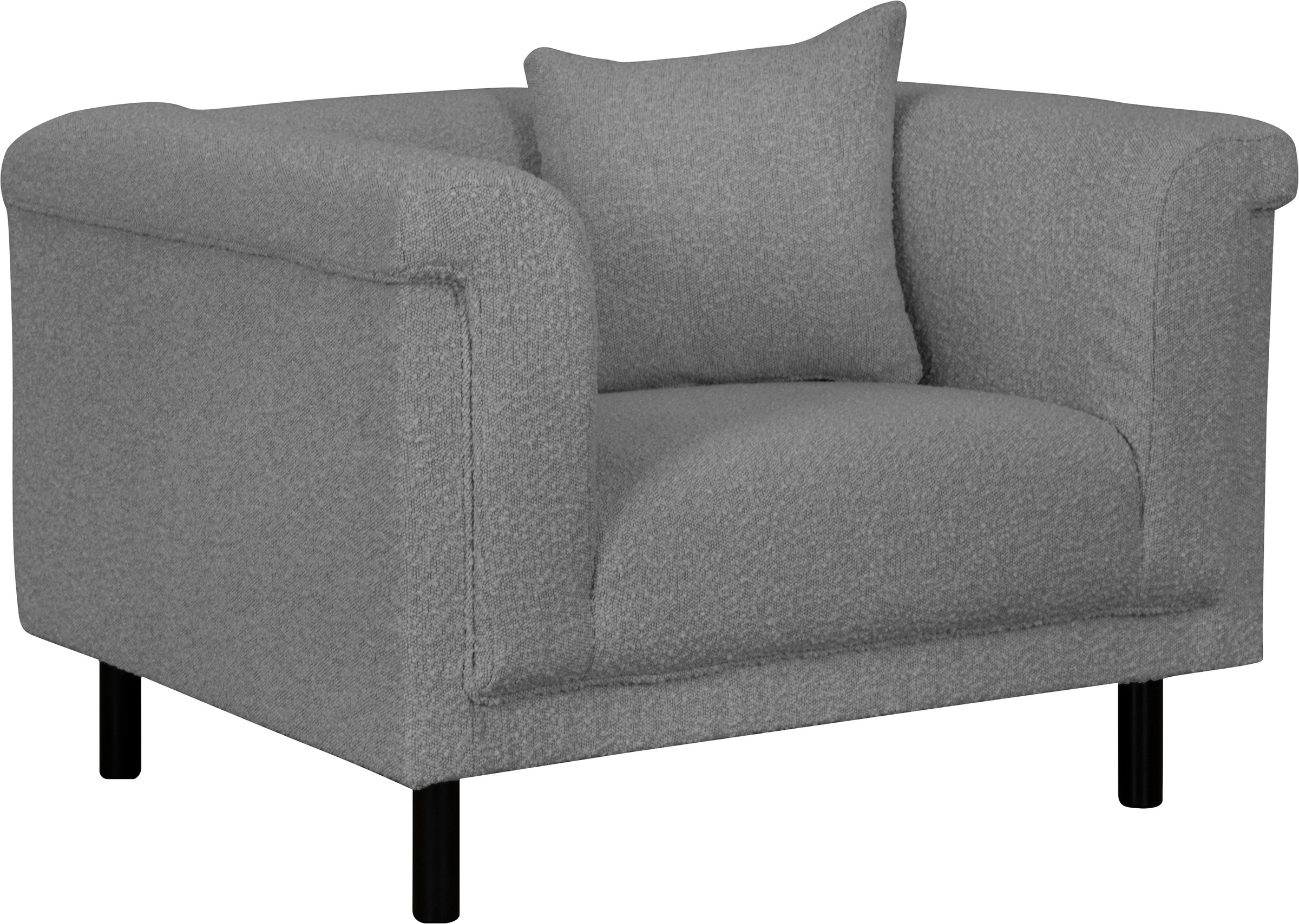 INOSIGN Sessel »AGNIA  B/T/H: 100/85/71 cm«, incl. Zierkissen, auch in Cord und Bouclé