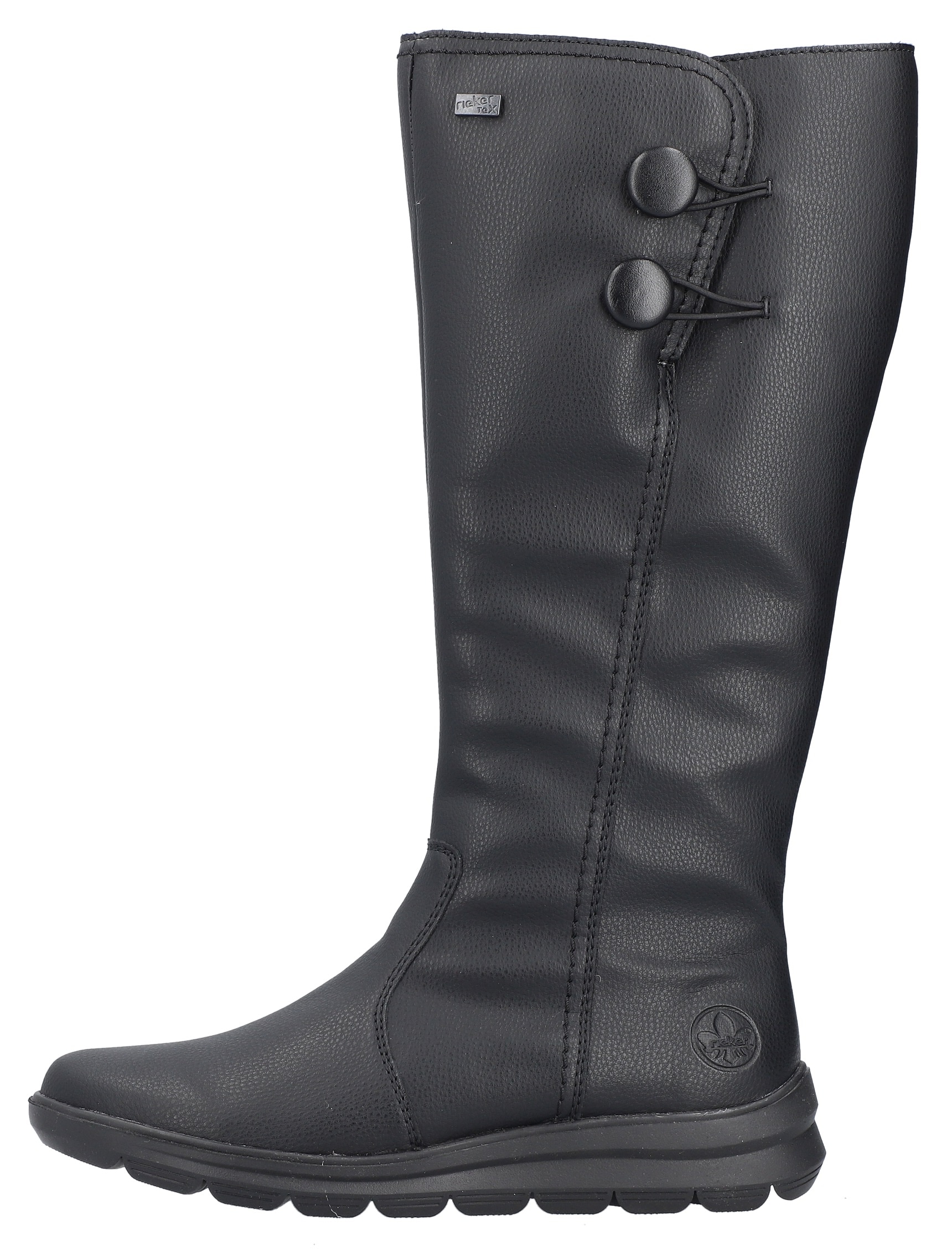 Rieker Winterstiefel, Langschaftstiefel, Keilabsatz, mit Warmfutter und Reissverschluss