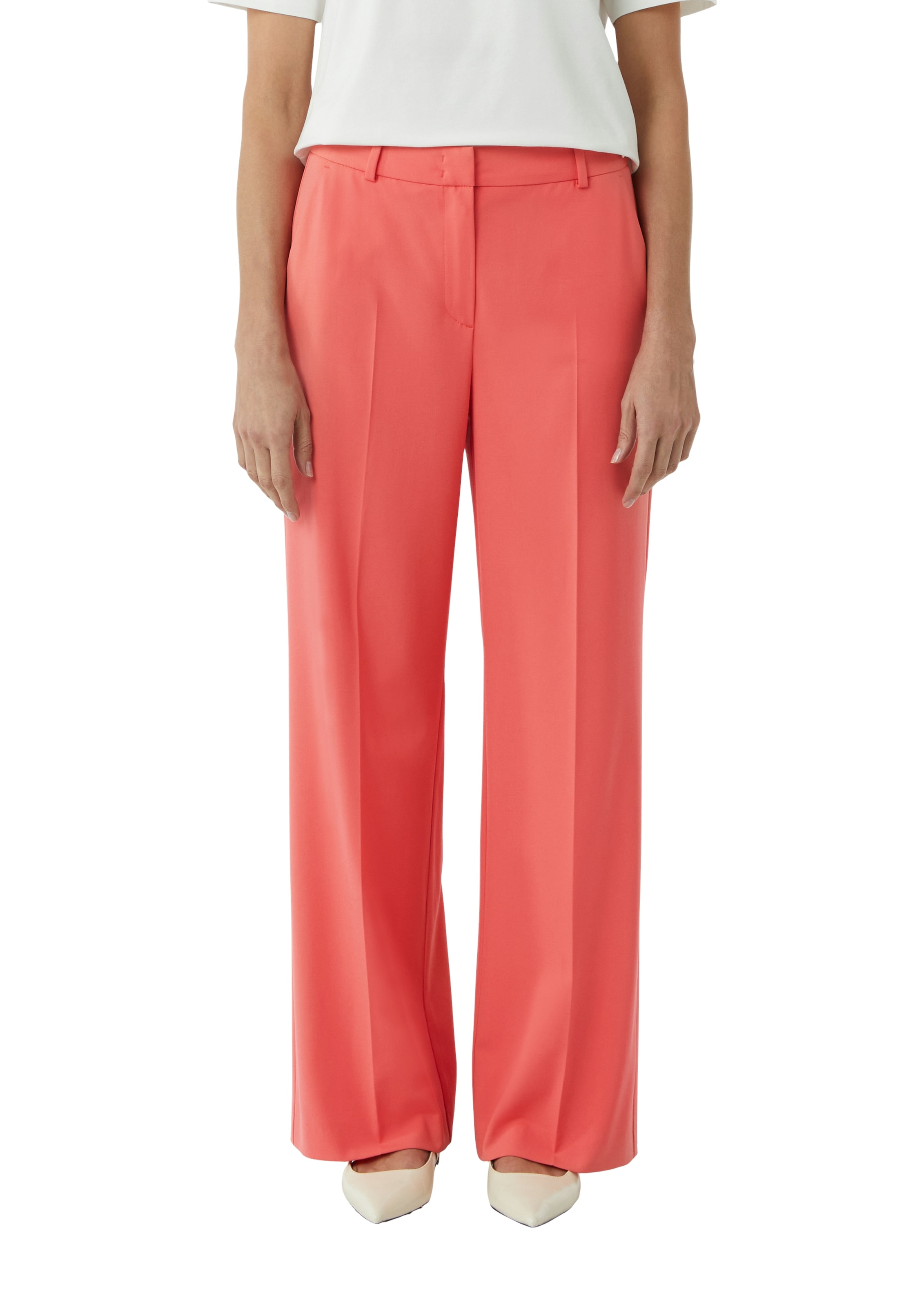 Comma Stoffhose Sommerhose mit Bundfalte