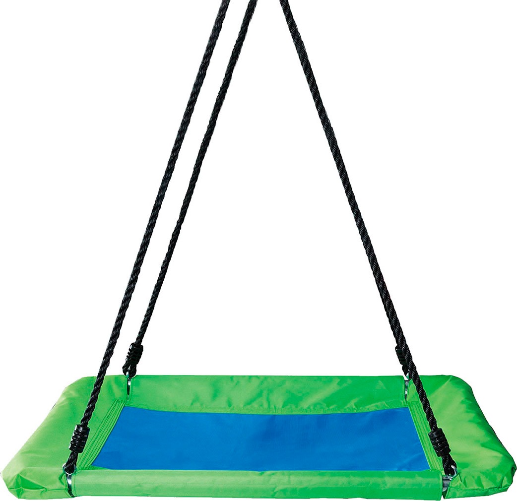 Happy People Nestschaukel-Sitz "Rechteck-Schaukel mit wetterfester PE Matte als Sitz"