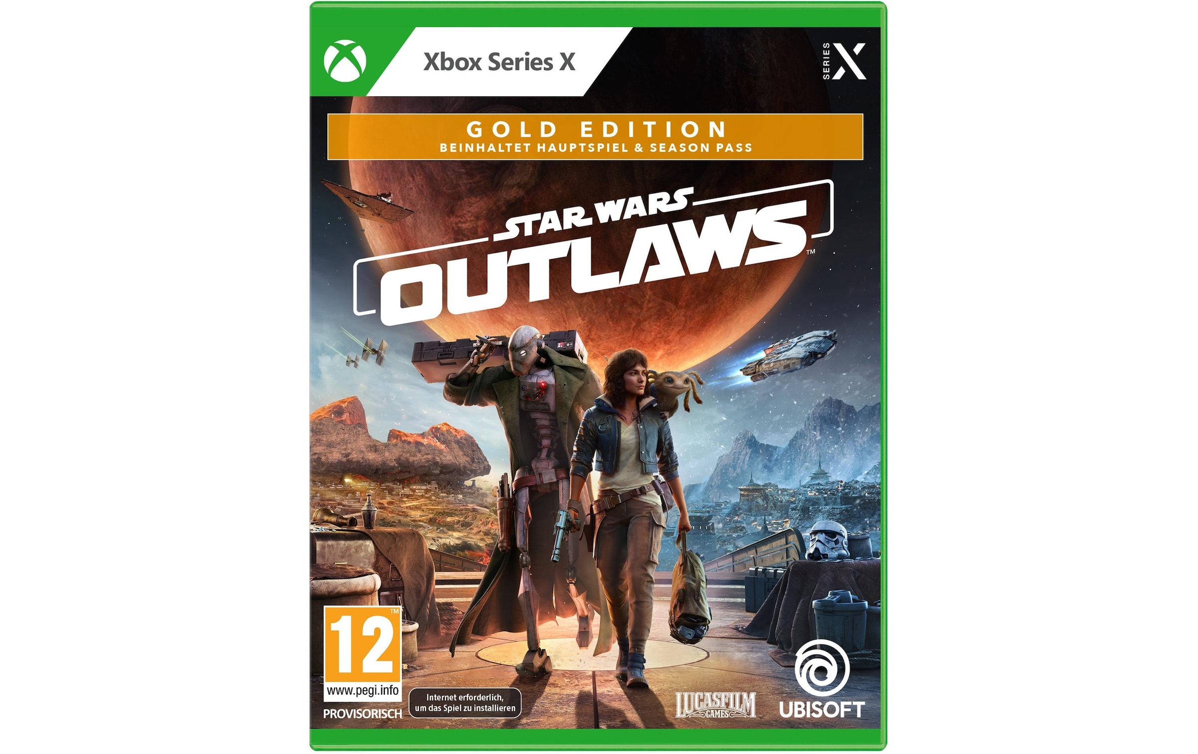 UBISOFT Spielesoftware »Star Wars Outlaws Gold Edition«, Xbox Series X