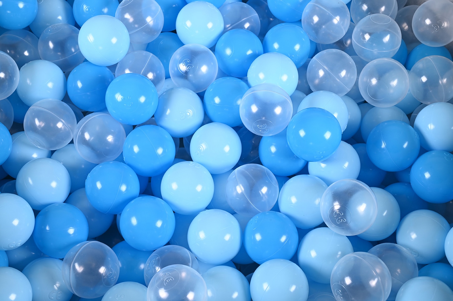 Knorrtoys® Bällebad »Soft, Grey White Stars«, mit 300 Bällen balls/soft Blue/Blue/transparent; Made in Europe