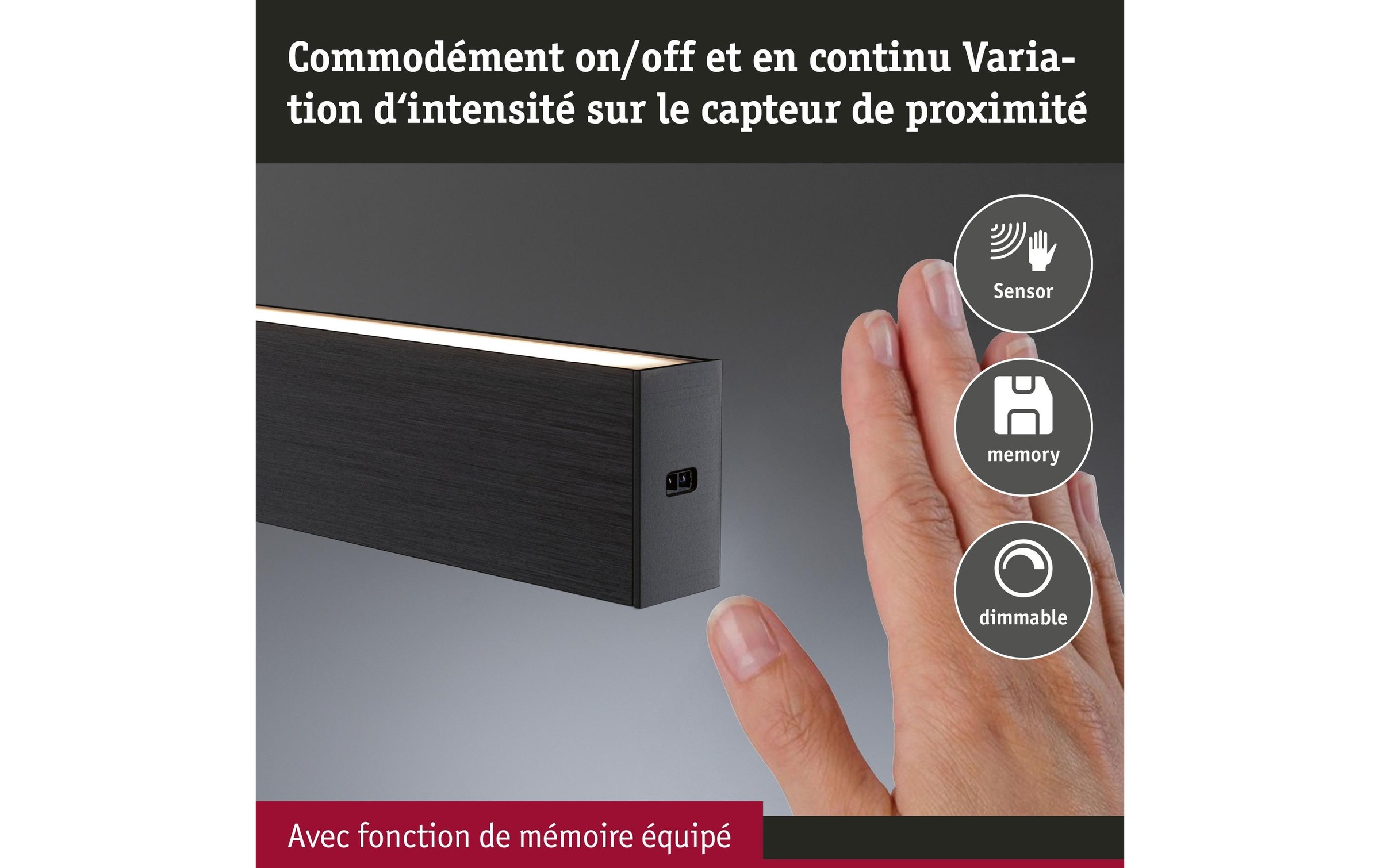 Paulmann LED Pendelleuchte »LED Touchless Sensor Aptare«, 1 flammig
