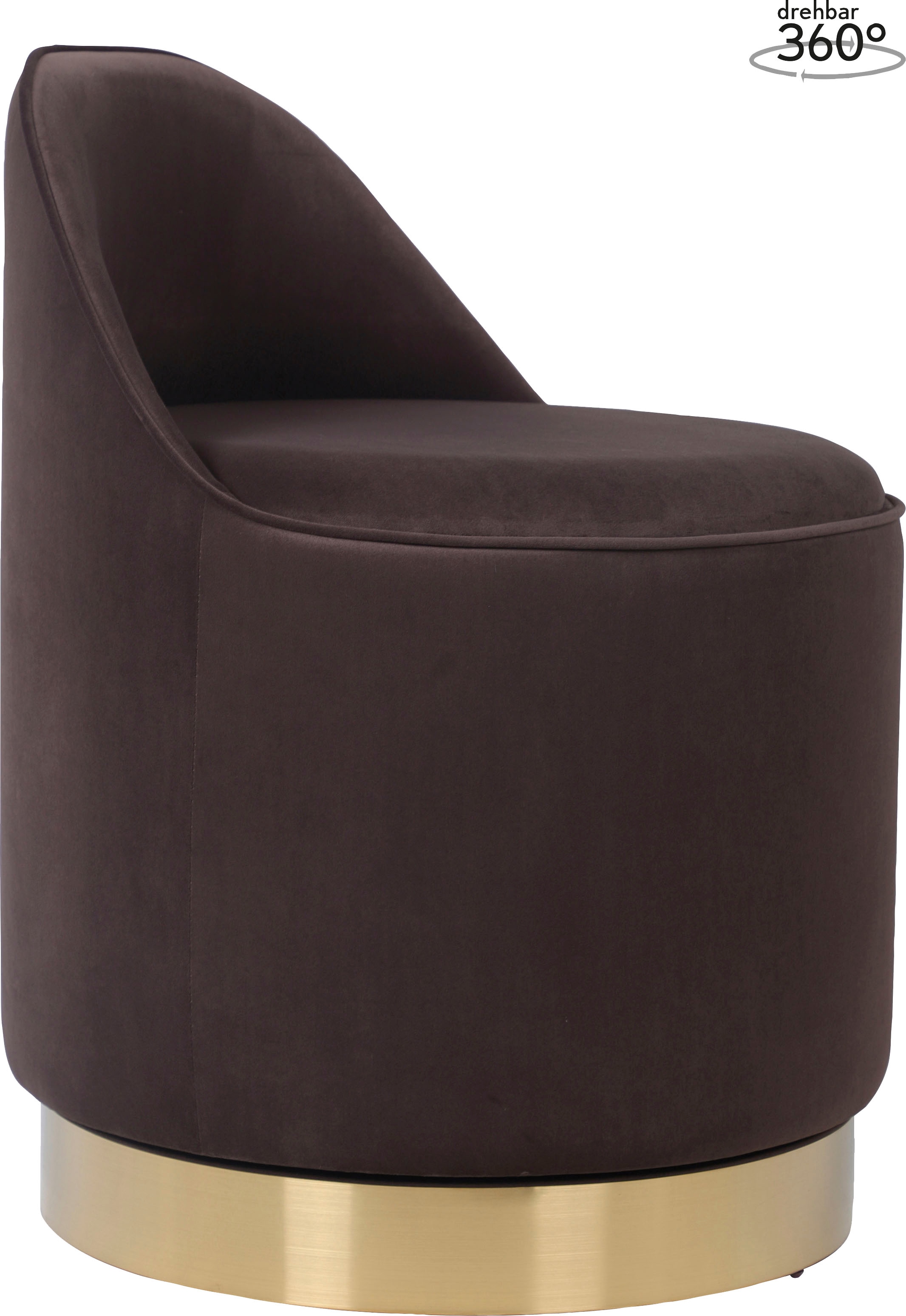 Kayoom Sessel »Drehhocker Viktor 125,Drehhocker in modernem Design,Stauraum im Innere«, (1 St.), drehbarer Sockel, mit Stauraum, komfortable Rückenstütze