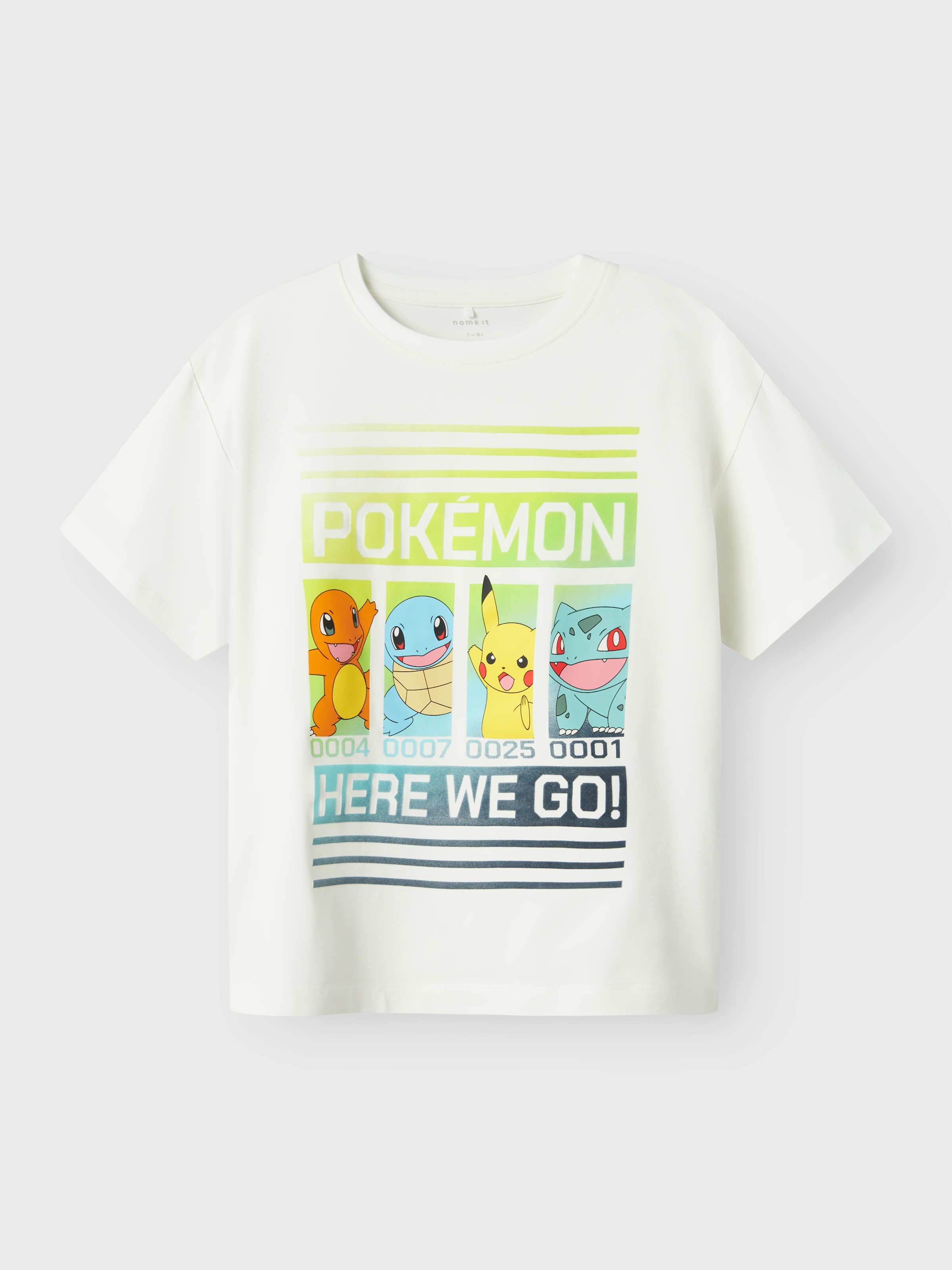 Name It T-Shirt »NKMMABR POKEMON NREG SS TOP BOX NOOS SKY«, mit grossem Pokémon-Frontmotiv