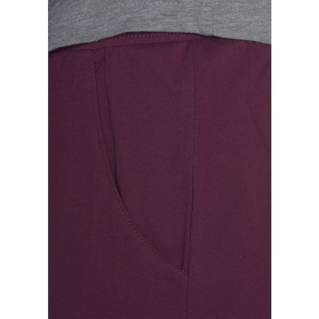 KangaROOS Pyjama, (2 tlg., 1 Stück), mit kontrastfarbenen Raglanärmeln  online bestellen bei Jelmoli-Versand Schweiz