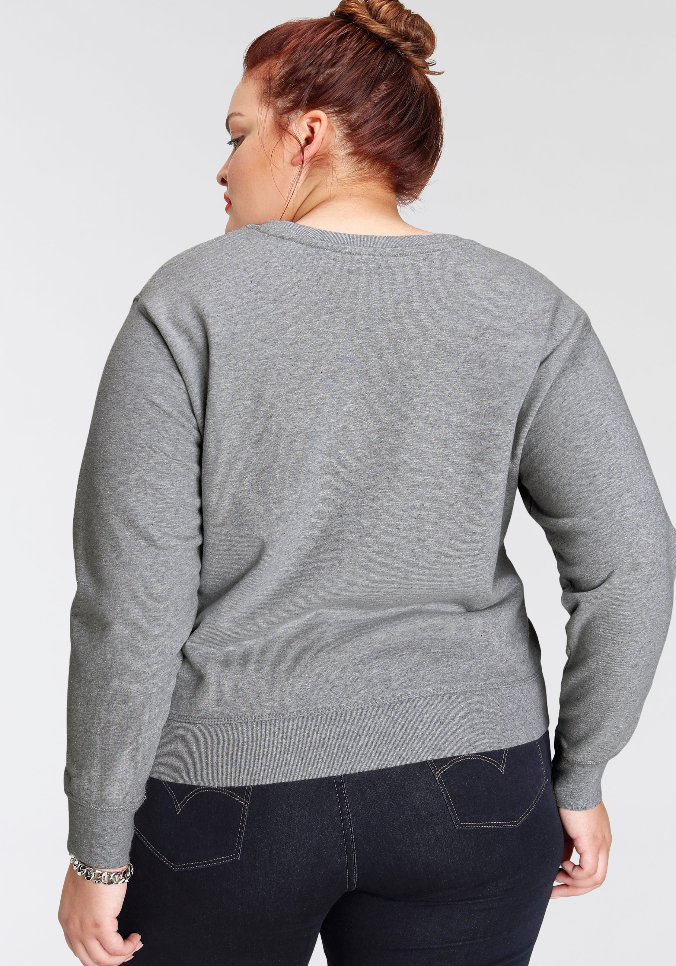Levi's® Plus Sweatshirt »Standard Crew«, mit kleiner Logostickerei