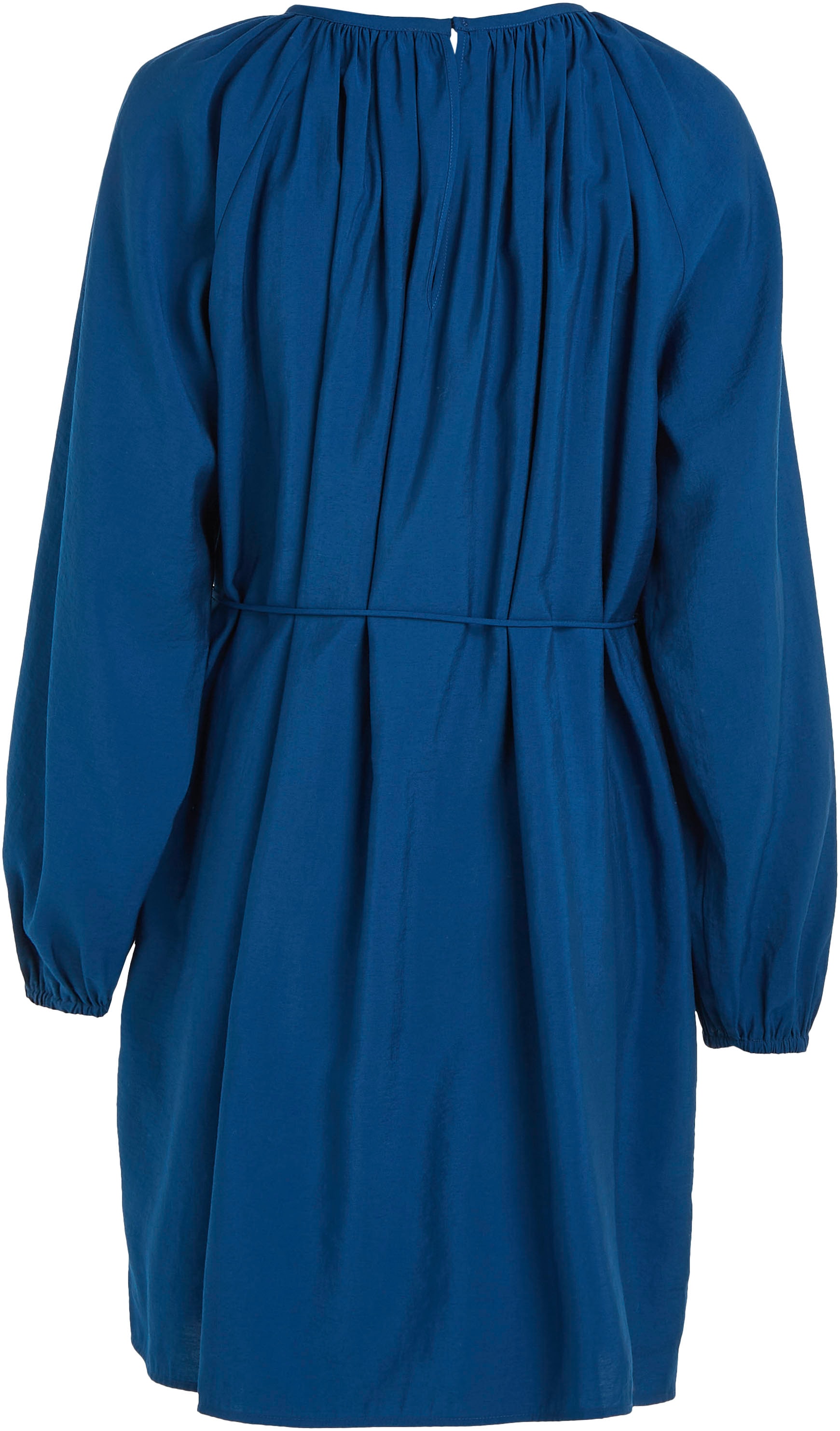 Tommy Hilfiger Blusenkleid »TEXTURED MODAL SHORT DRESS«, mit Taillenbund