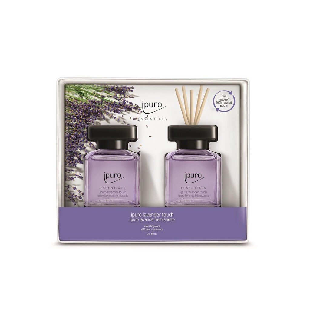 IPURO Duftstäbchen »Lavender Touch 2 x 50 ml Set 100 ml«
