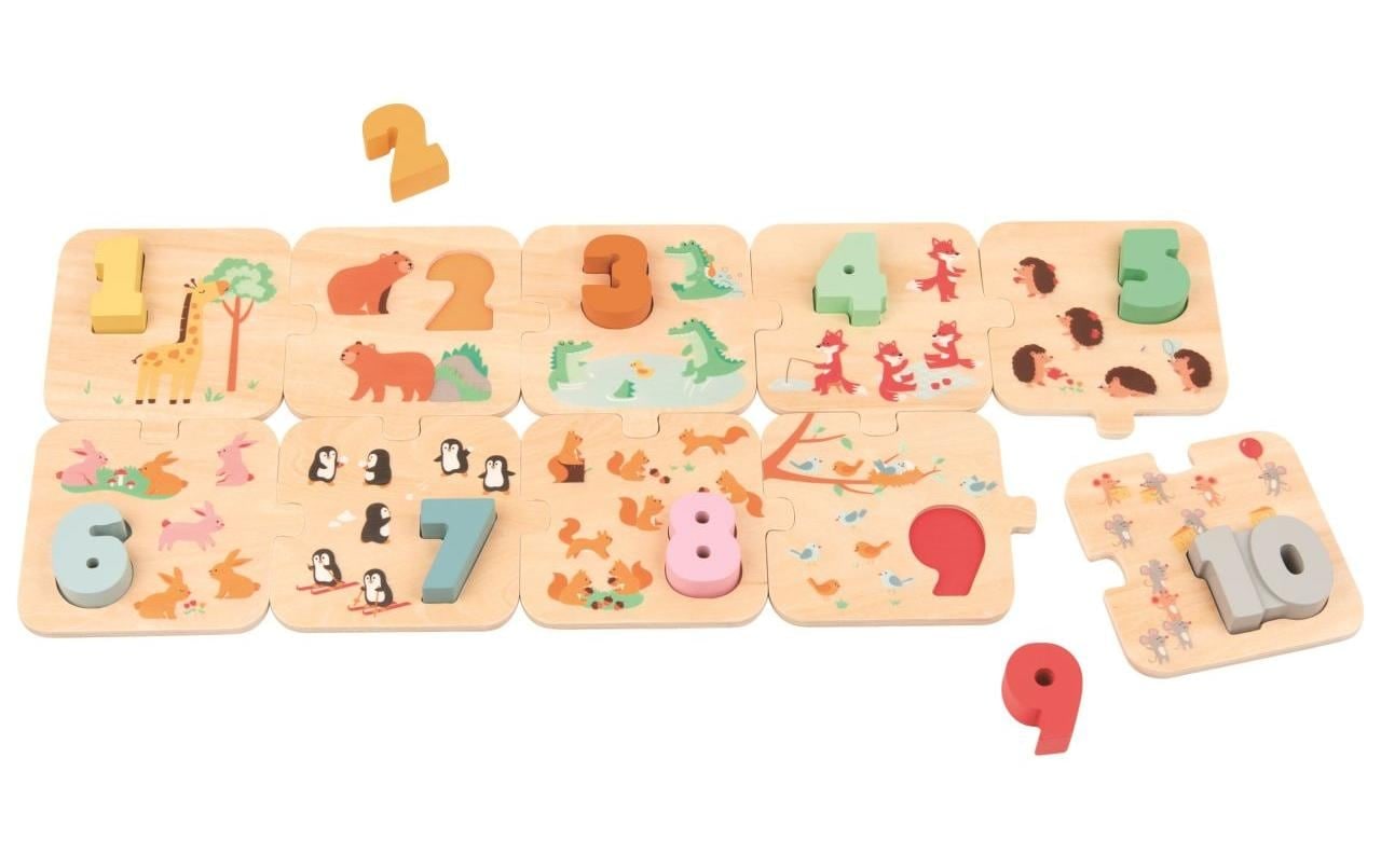 Spielba Lernspielzeug »Puzzle Zahlen 1 - 10«