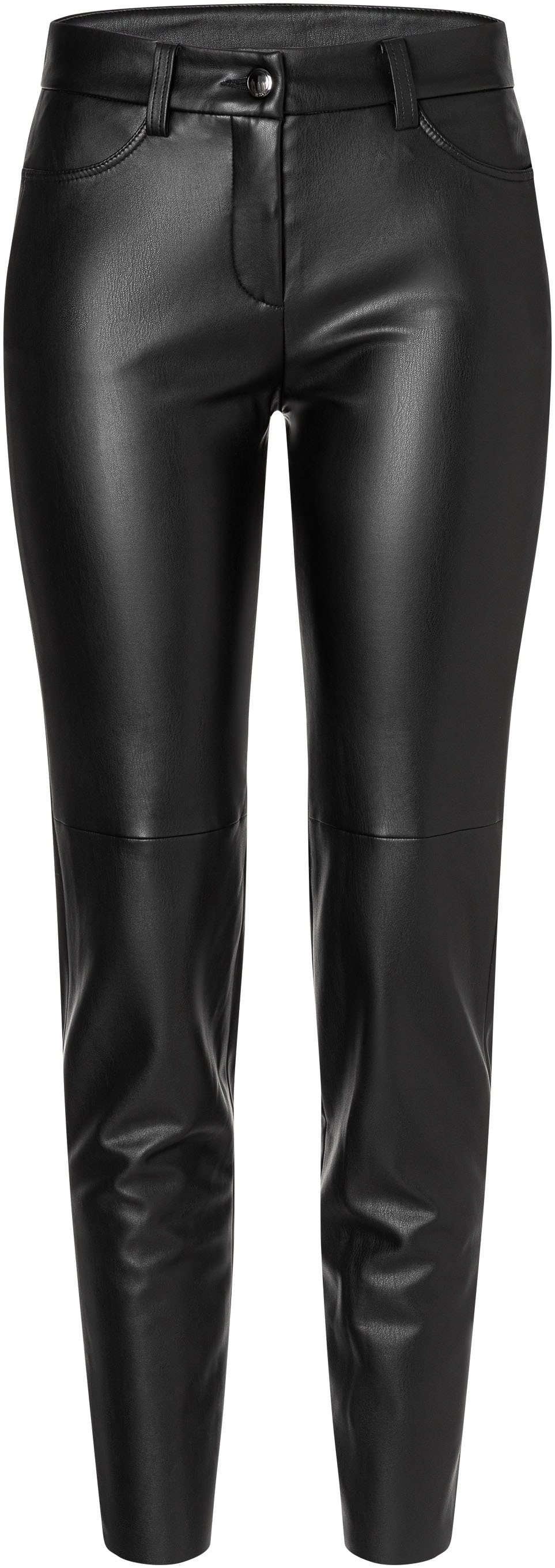 MAC Lederimitathose »SKINNY« mit Taschen