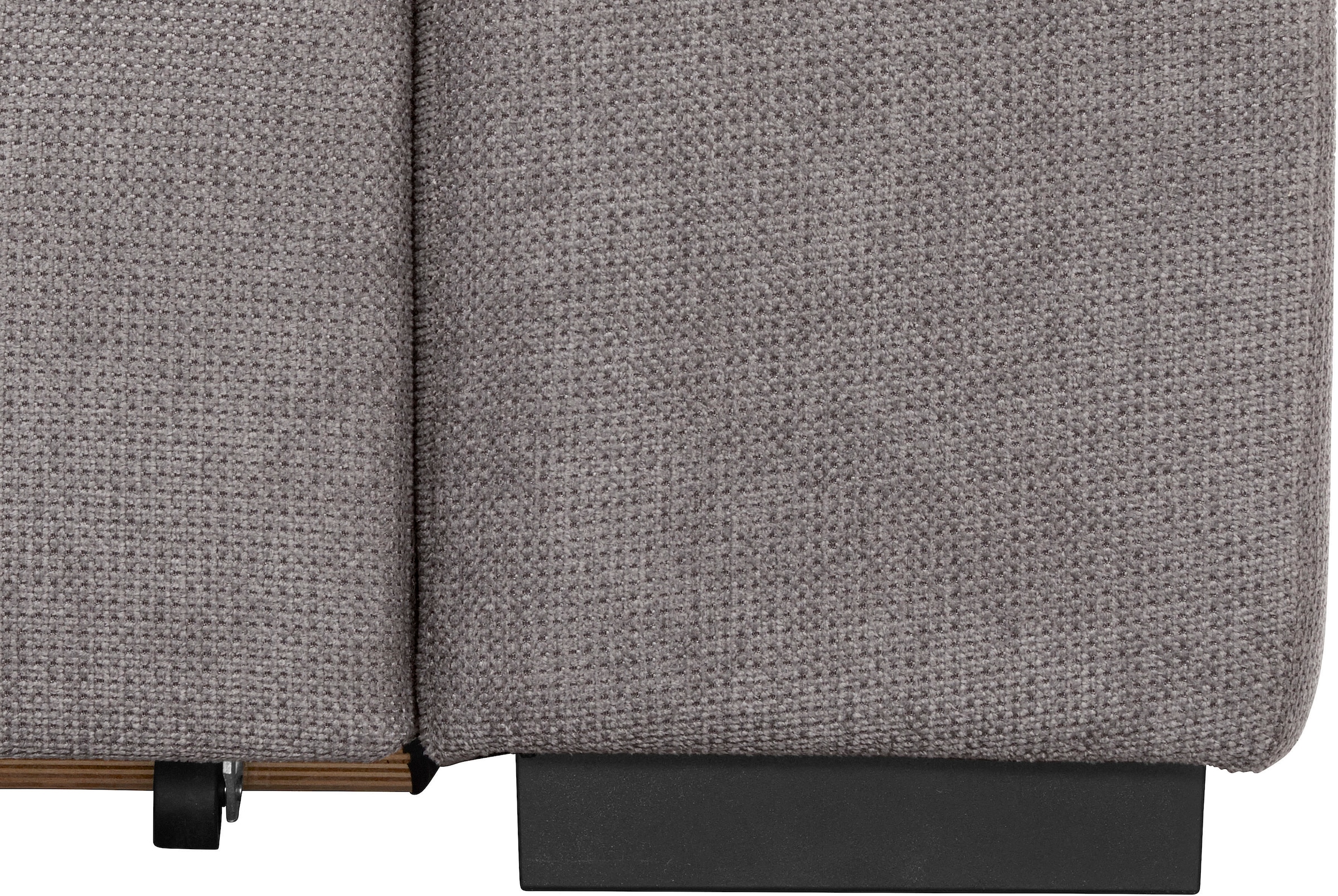 COTTA Ecksofa »Lola L-Form mit Kopfteilfunktion & Hocker«, (Set, mit Hocker), wahlweise mit Bettfunktion, Bettkasten & Armteilverstellung
