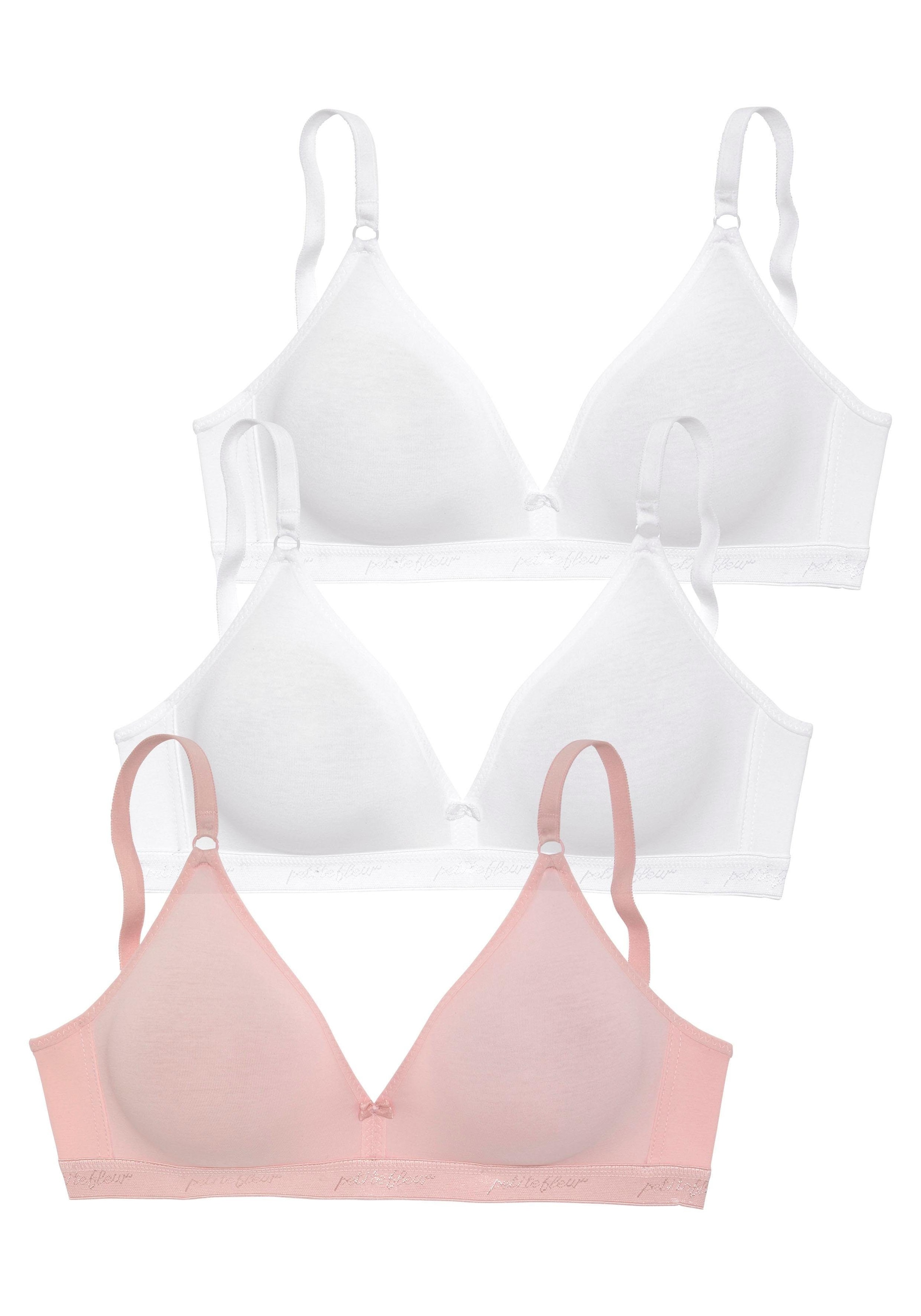 Stück), Triangel-Schnitt aus (Packung, online Bügel bei Baumwolle, fleur shoppen Schweiz petite im Jelmoli-Versand Basic ohne Bralette-BH, Dessous 3