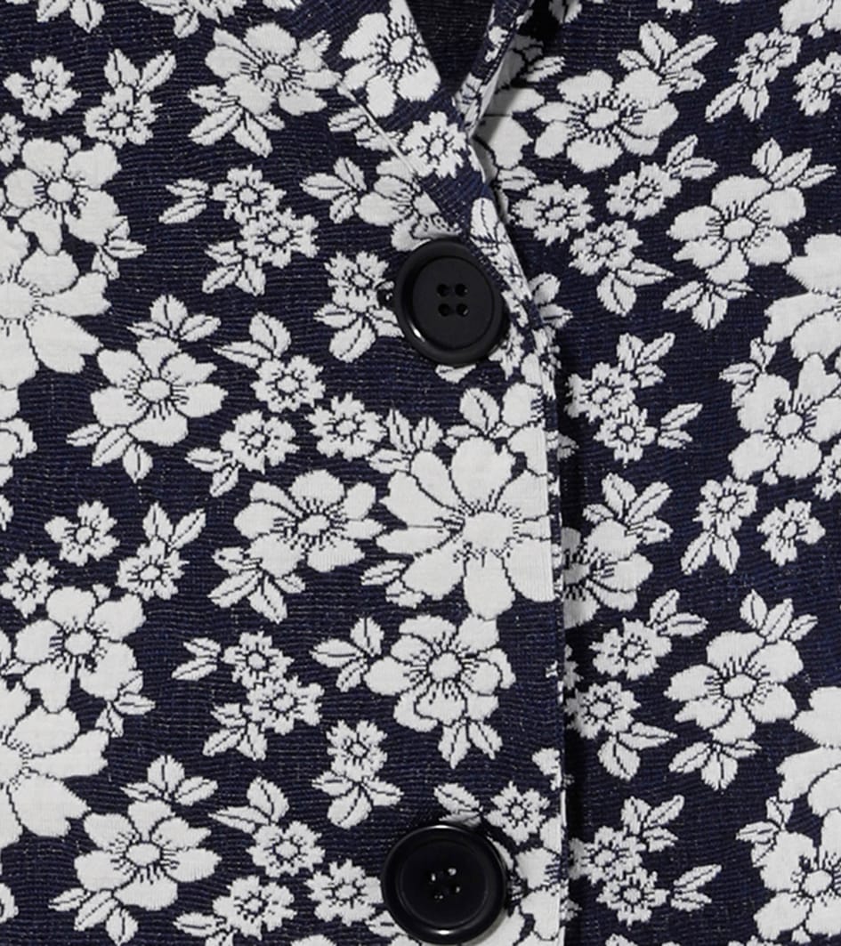 Aniston CASUAL Sweatblazer, mit ausdrucksvollem Blumenmuster