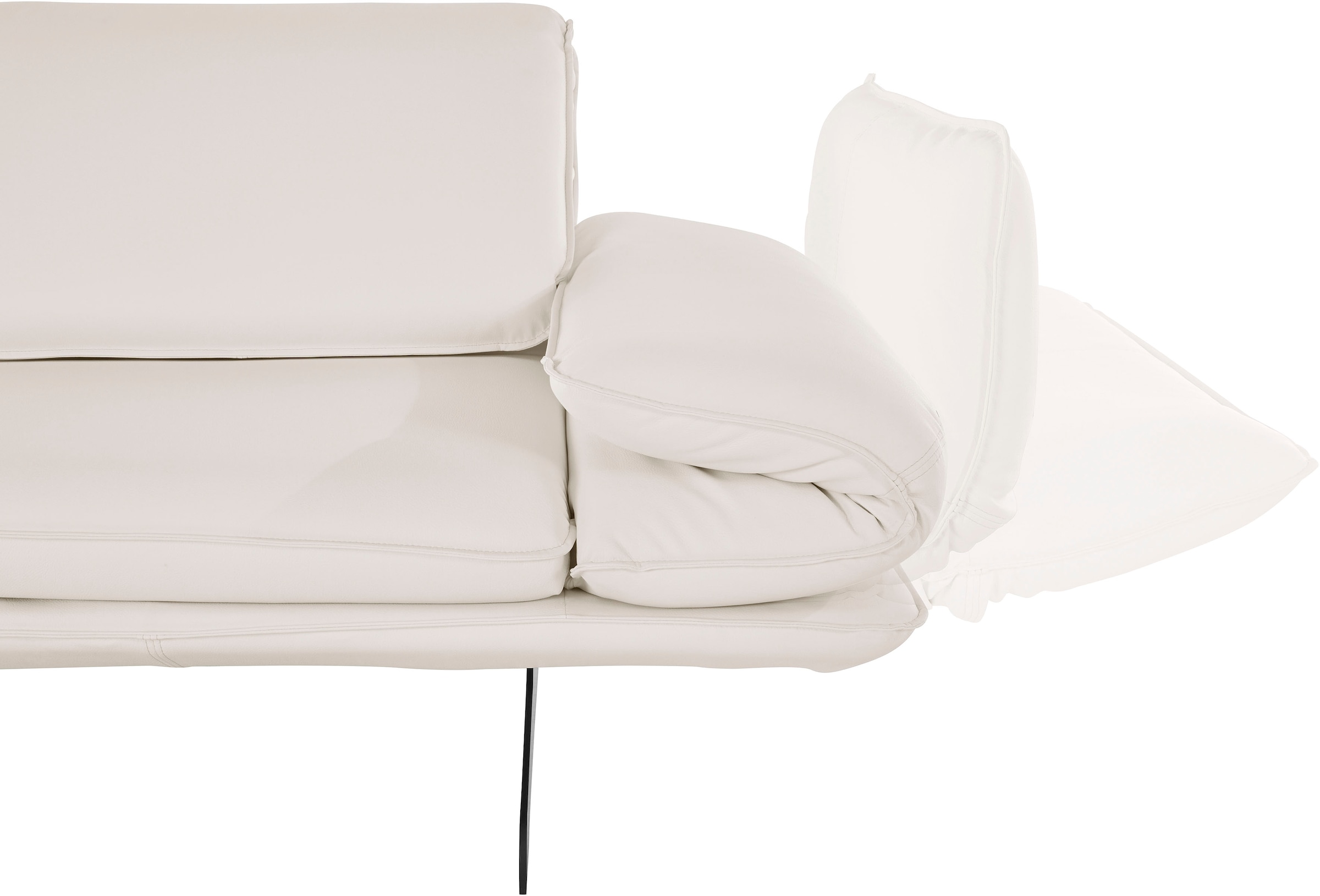 ❤ DOMO collection 2,5-Sitzer »New York«, wahlweise mit Arm- und  Rückenfunktion, mit Kufenfüssen ordern im Jelmoli-Online Shop