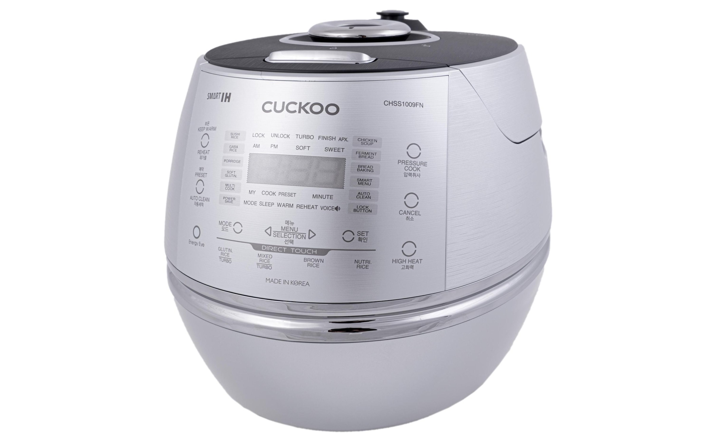 Cuckoo Multikocher »CRP-CHSS1009FN 1.8 l«, Sprachnavigationssystem