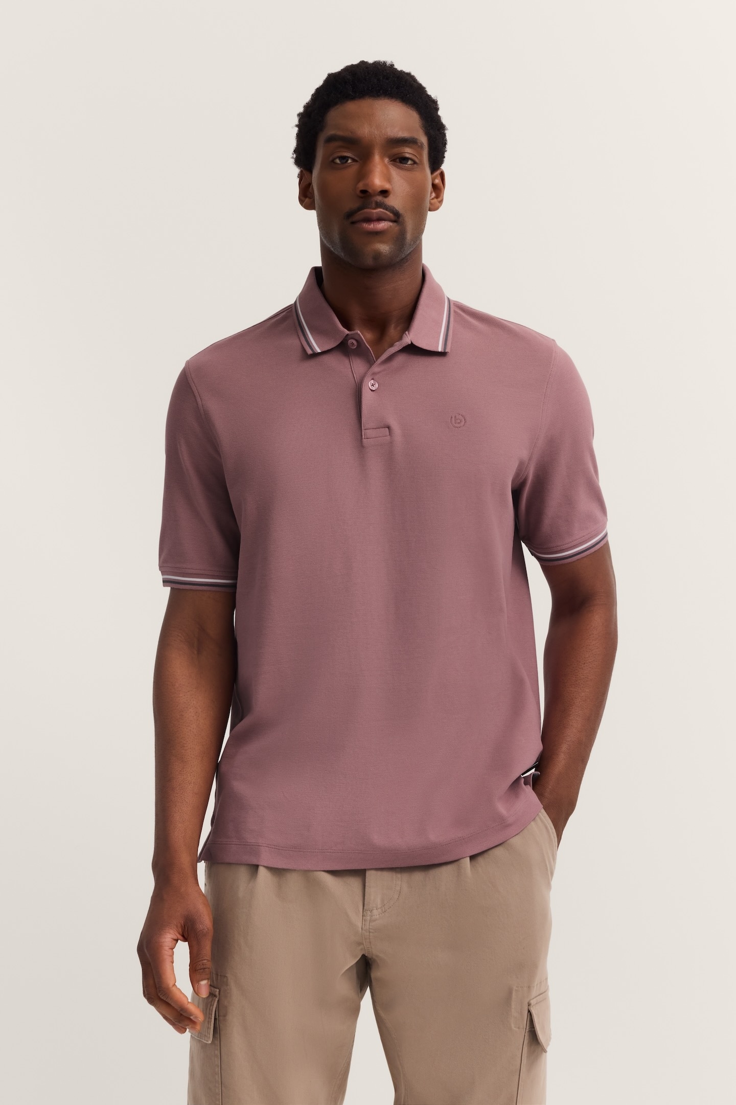 bugatti Poloshirt »Modern Fit« Basic Essential aus Baumwolle