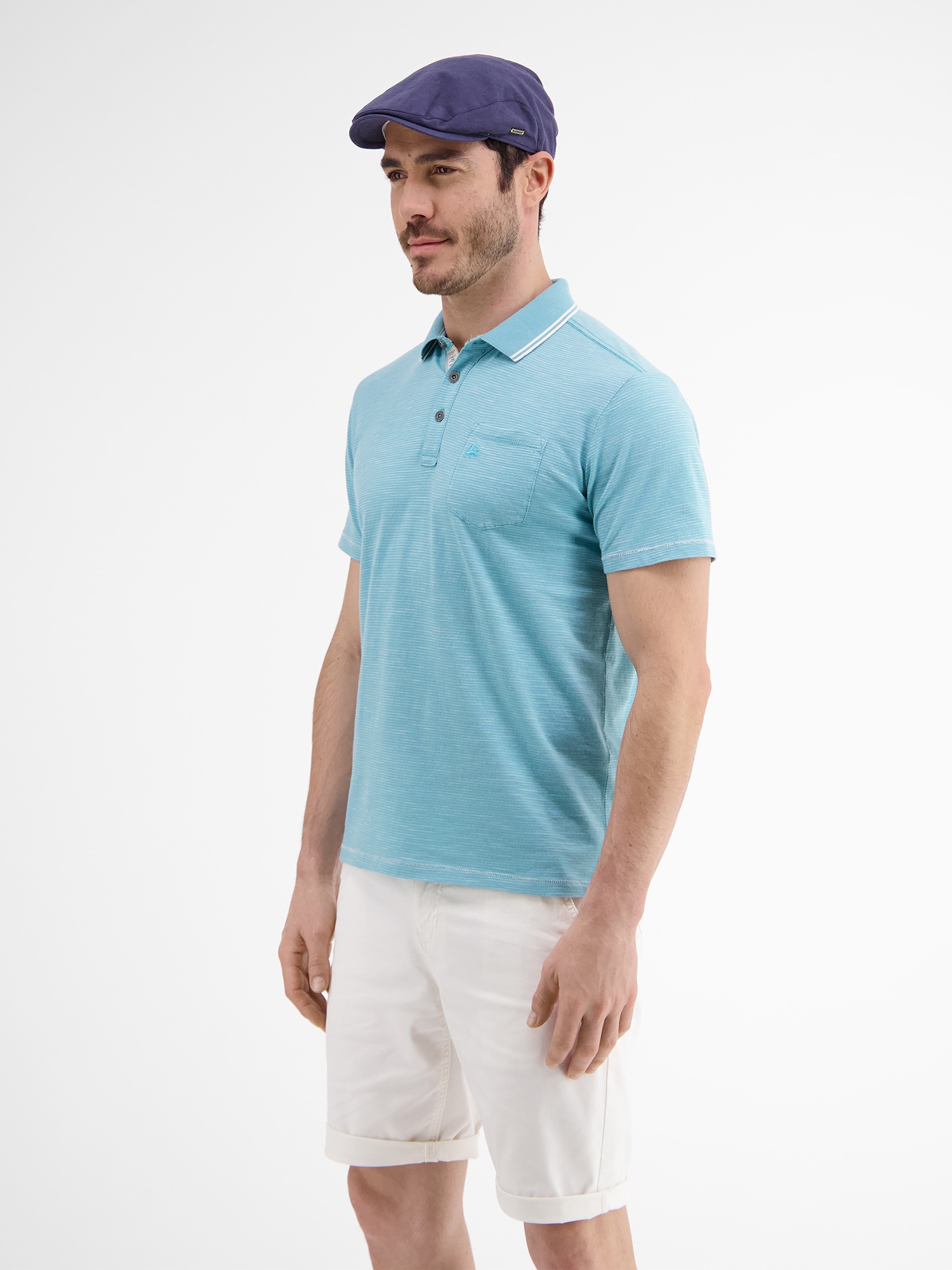 LERROS Poloshirt »LERROS Poloshirt mit Finelinerstreifen«