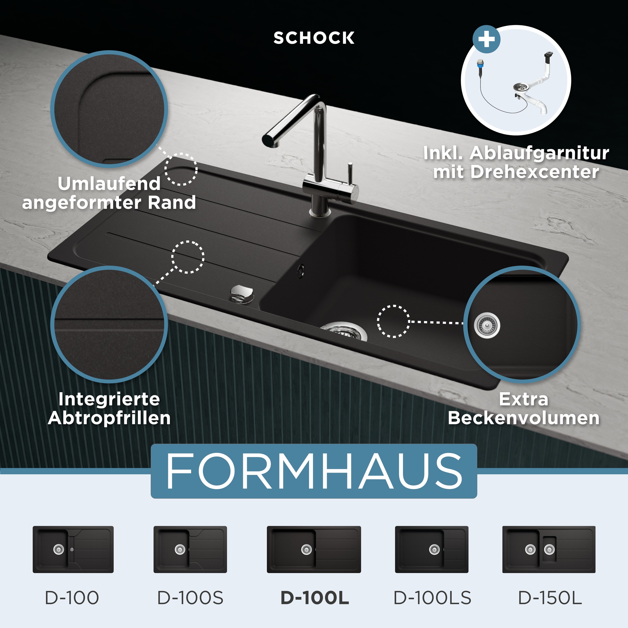 Schock Granitspüle "Formhaus"