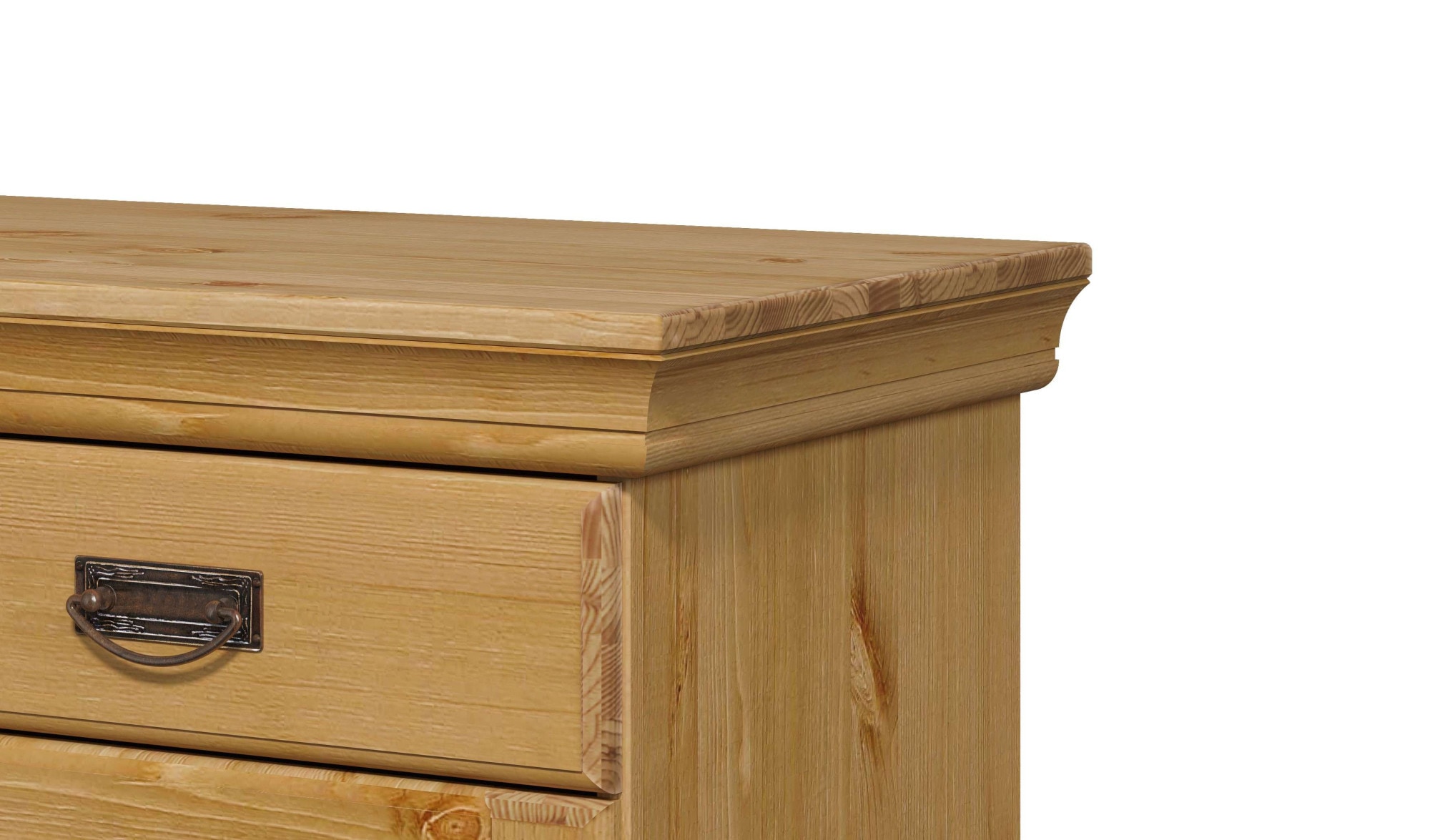 Home affaire Buffet »Rügen«, zertifiziertes Massivholz, Höhe 168 cm, im Landhausstil