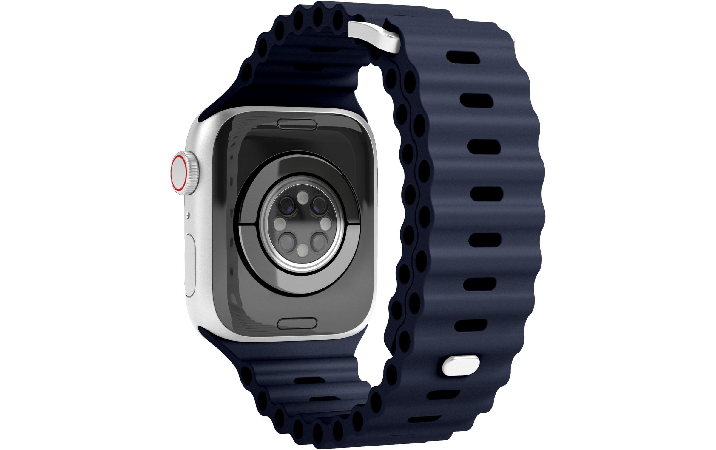 VONMÄHLEN Uhrenarmband »Band Apple Watch 42/44/45/49 mm Navy«