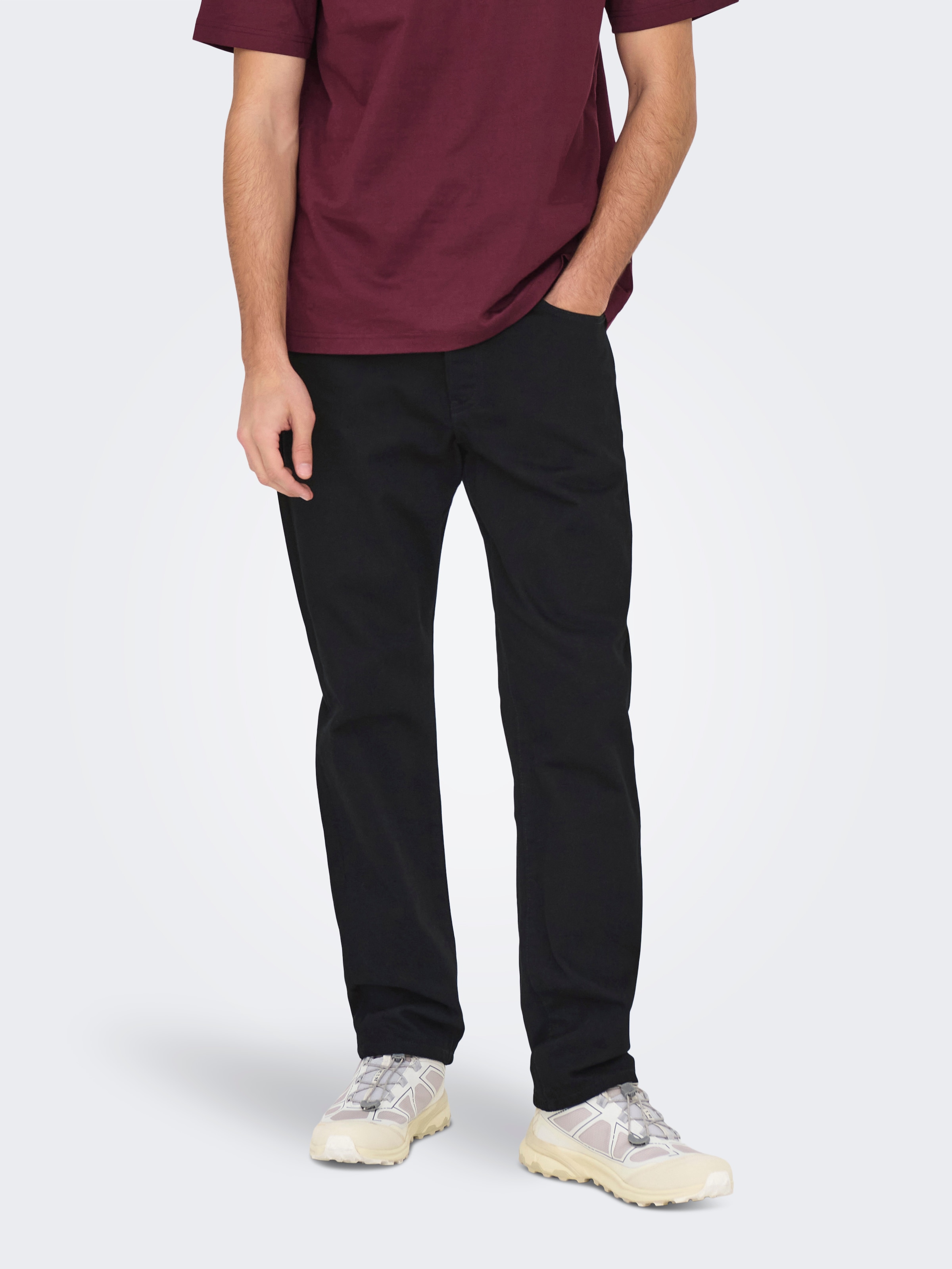 ONLY & SONS Regular-fit-Jeans »ONSEDGE STRAIGHT BROMO 0017 DOT DNM NOOS«
