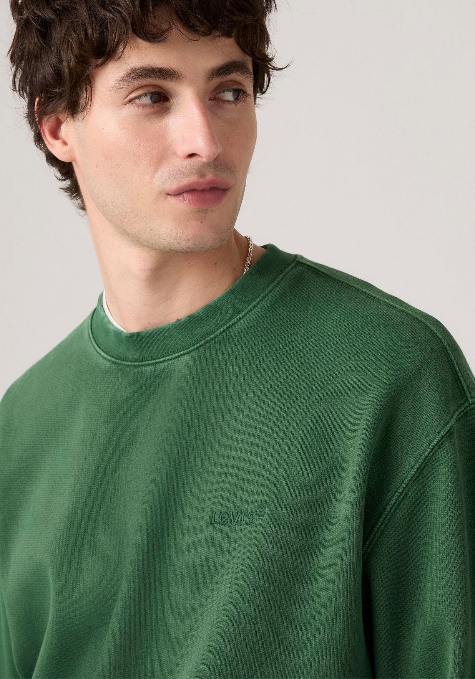 Levi's® Sweatshirt »AUTHENTIC CREW«, mit Logostickerei