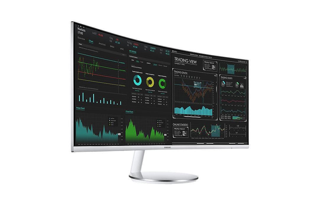 Samsung Curved-LED-Monitor »LC34J791WTRXEN34«, 86,02 cm/34 Zoll, 3440 x 1440 px, UWQHD, 4 ms Reaktionszeit