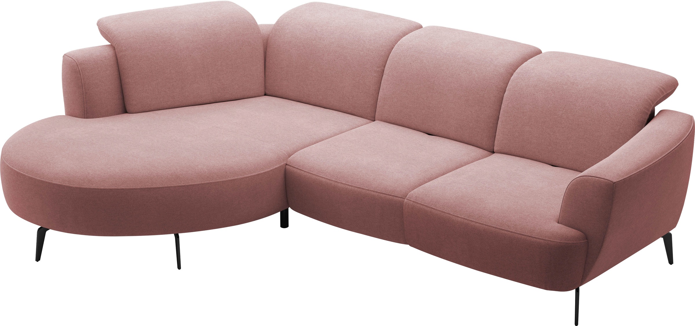 sit&more Ecksofa »Zoe«, ink.Sitztiefenverstellung, wahlweise mit Kopfteilverstellung