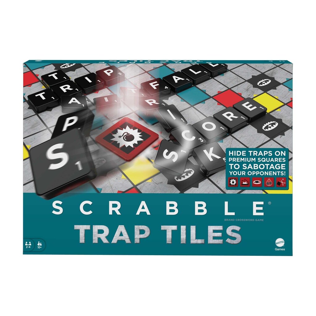 Mattel games Spiel »Scrabble Trap Tiles«