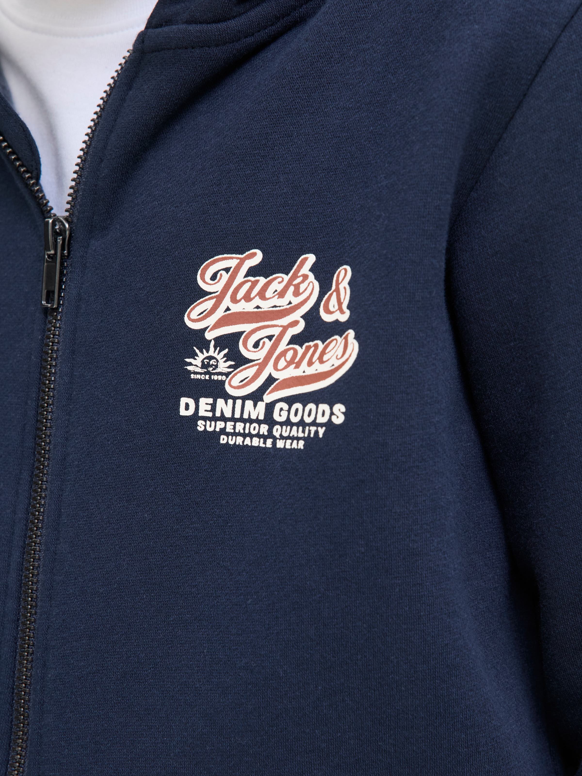 Jack & Jones PlusSize Kapuzensweatshirt »JJELOGO SWEAT ZIP HOOD 2 COL AW25 PLS«