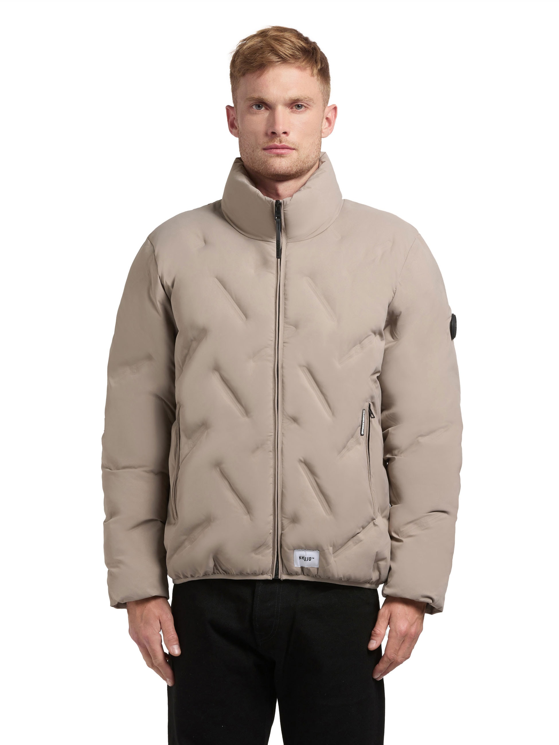 khujo Steppjacke »CLOVER« ohne Kapuze mit hochwertiger Prägung