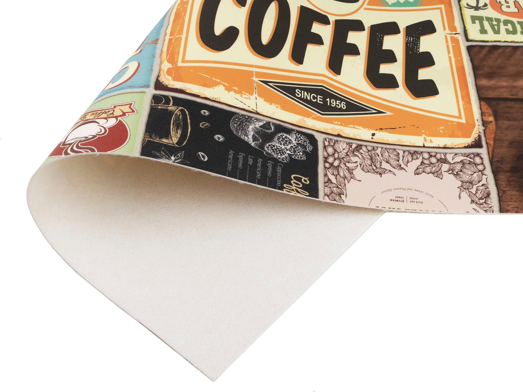 Primaflor-Ideen in Textil Vinyl-Läufer aus »Küchenläufer Küche TIME«, Vinyl, Patchwork Design, shoppen Kaffee, Motiv online rechteckig, | COFFEE Jelmoli-Versand abwischbar