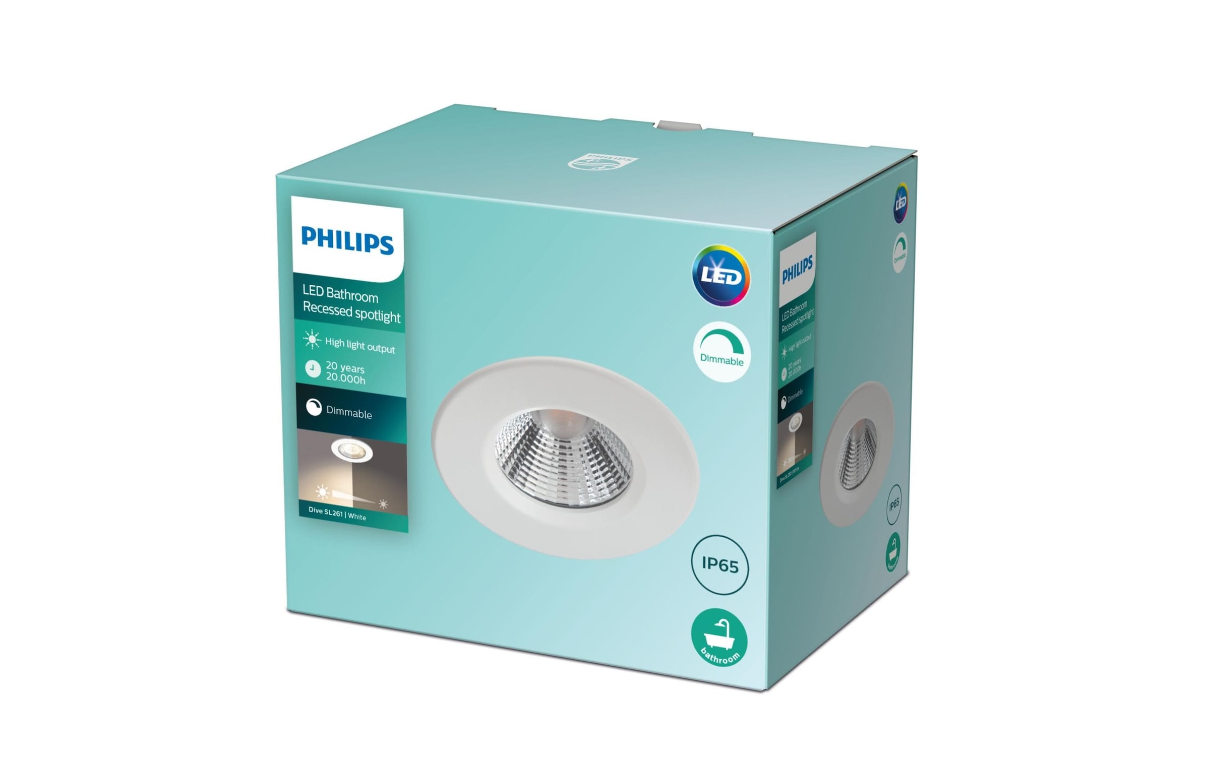 Philips Deckenspot »Dive SL261 1 x 5«, 1 flammig