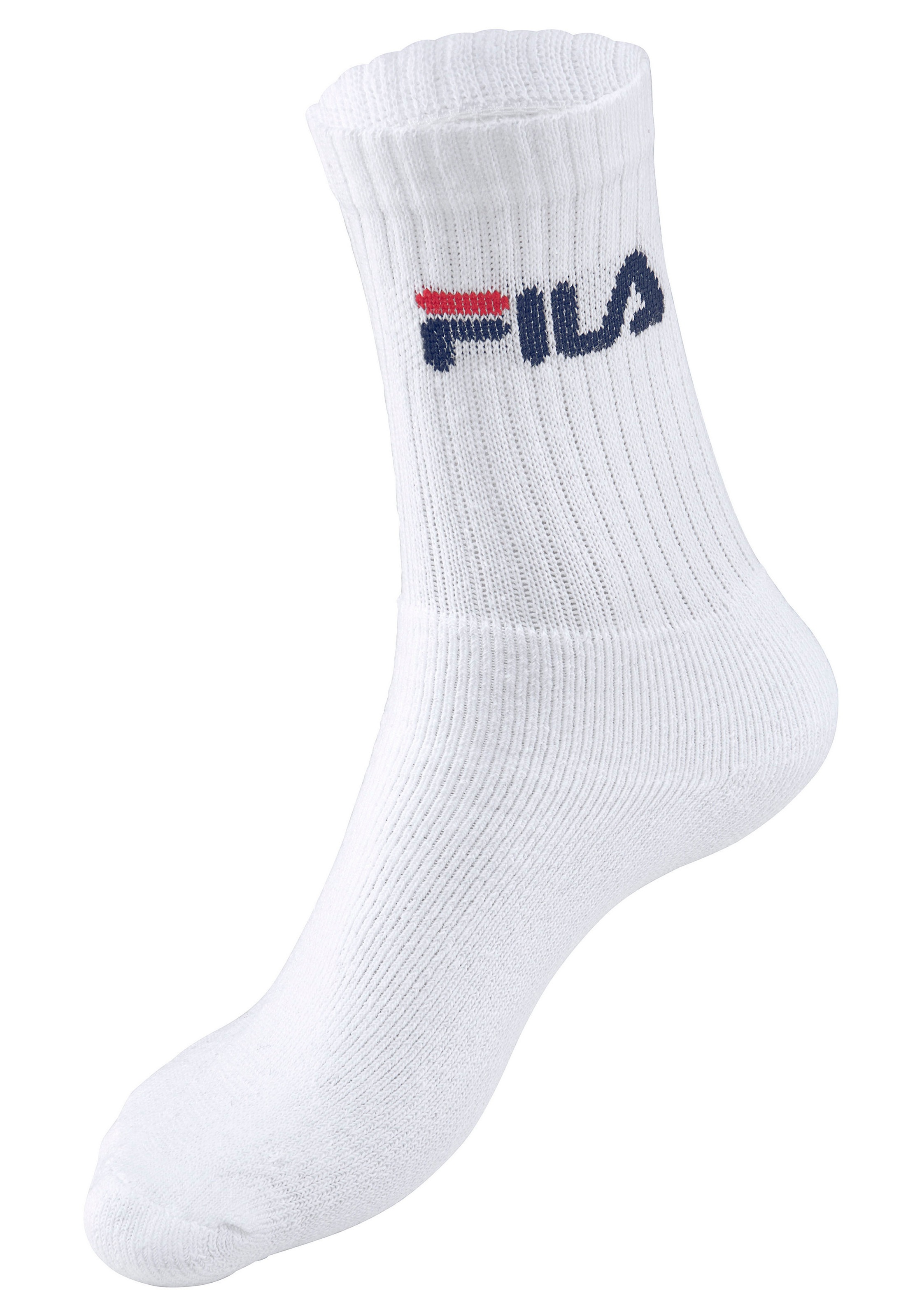 Fila Tennissocken, (6 Paar), mit eingestricktem Logo