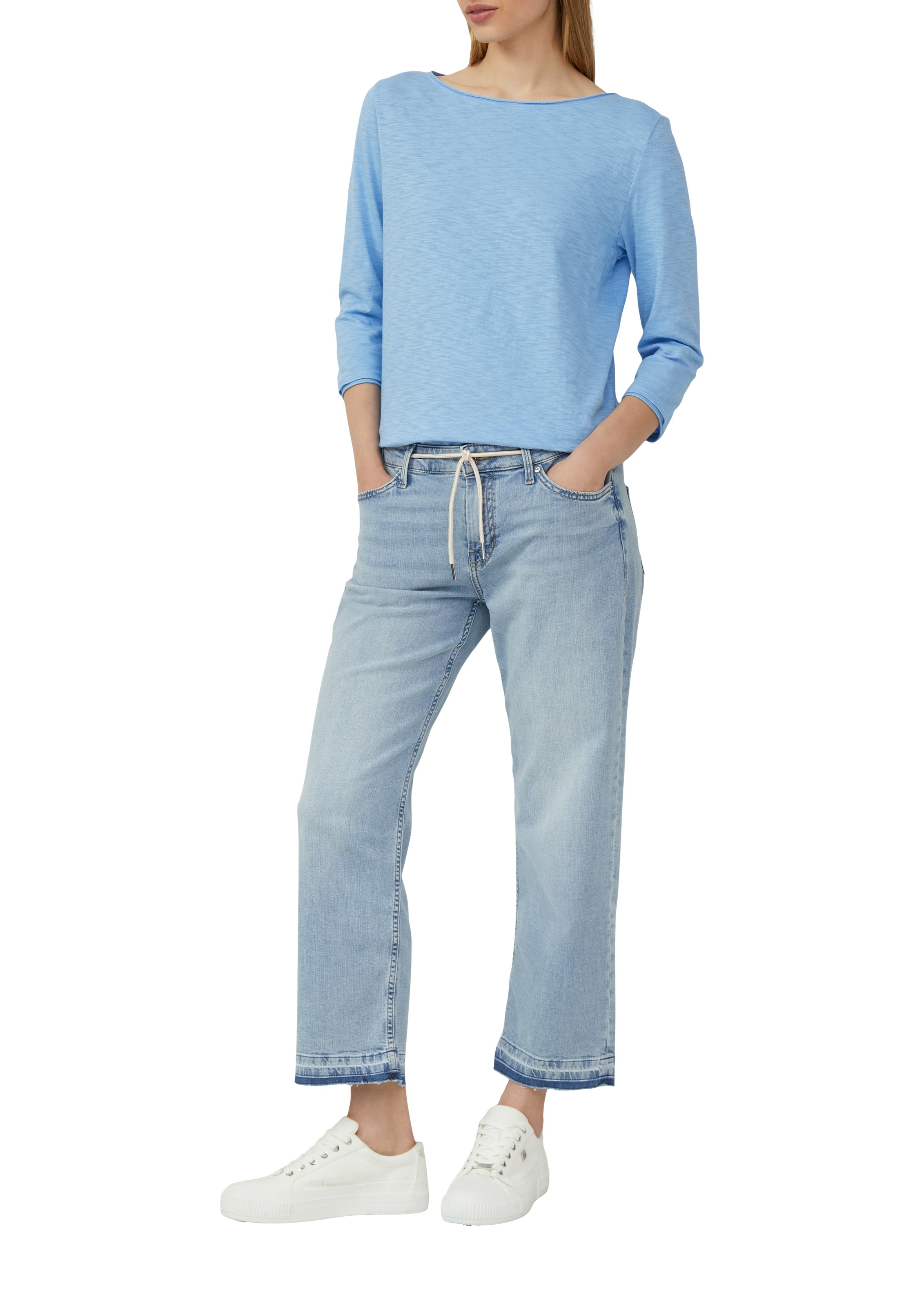 s.Oliver Langarmshirt, aus Flammgarn