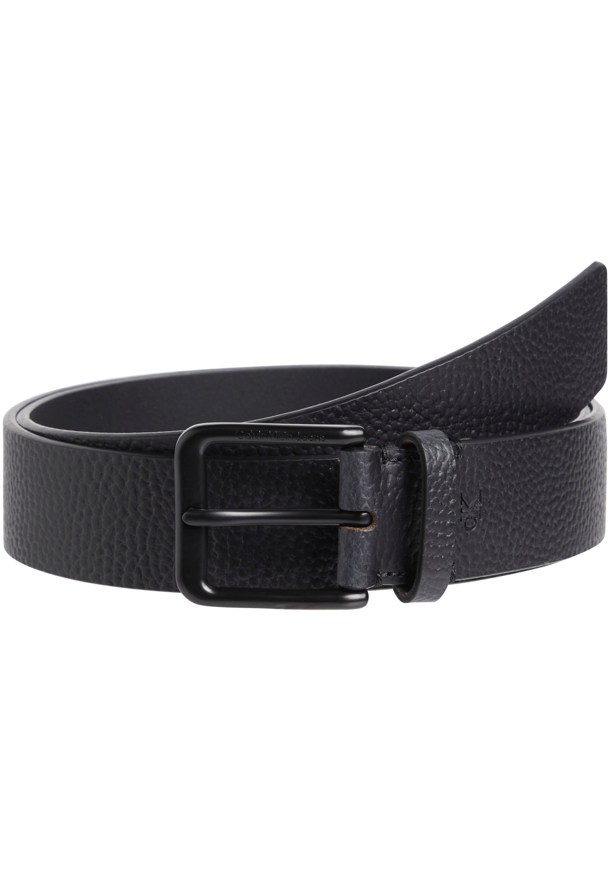 Calvin Klein Jeans Ledergürtel »CLASSIC CASUAL BELT 35MM« Logoprägung, Einfachdornschliesse