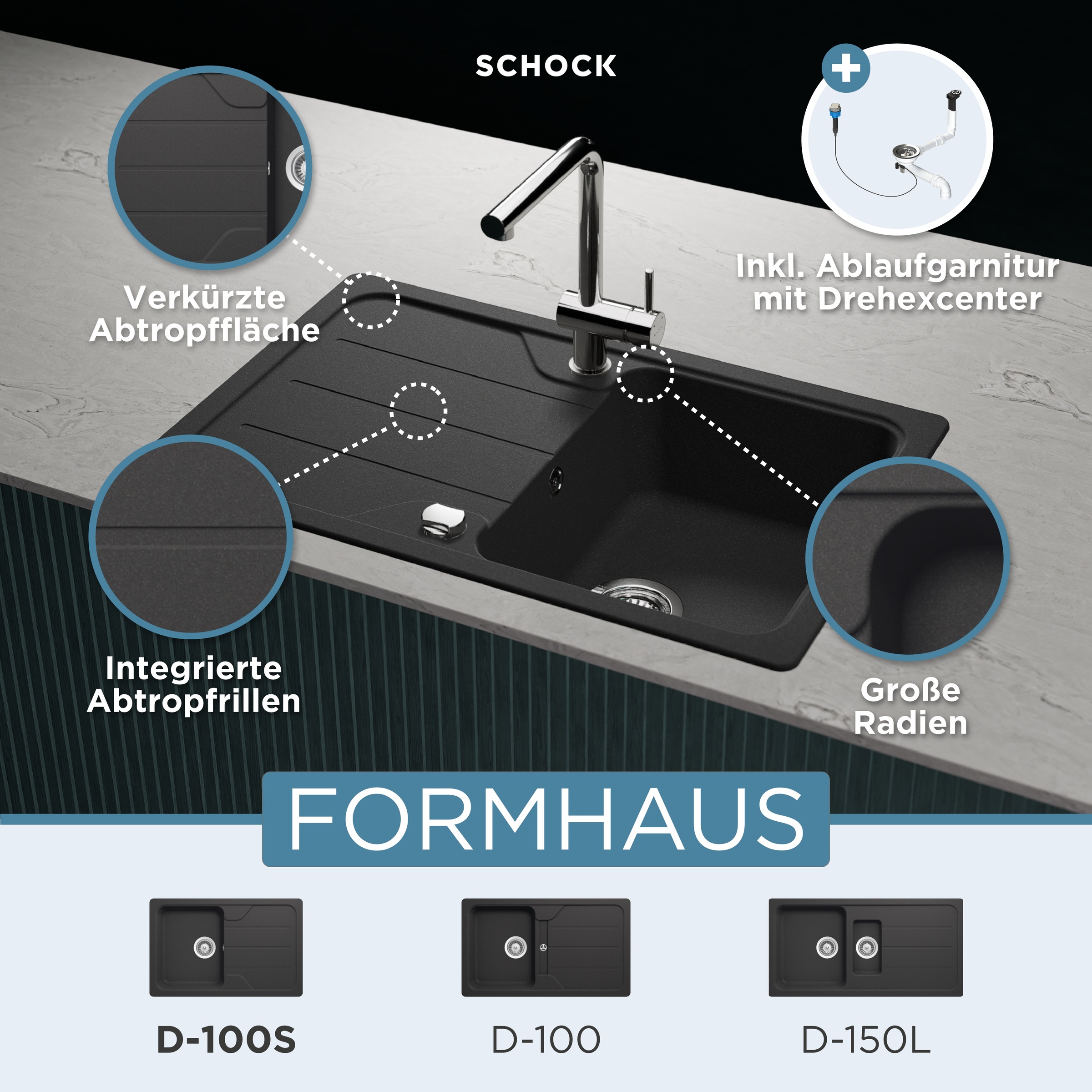 Schock Granitspüle "Formhaus Mini"
