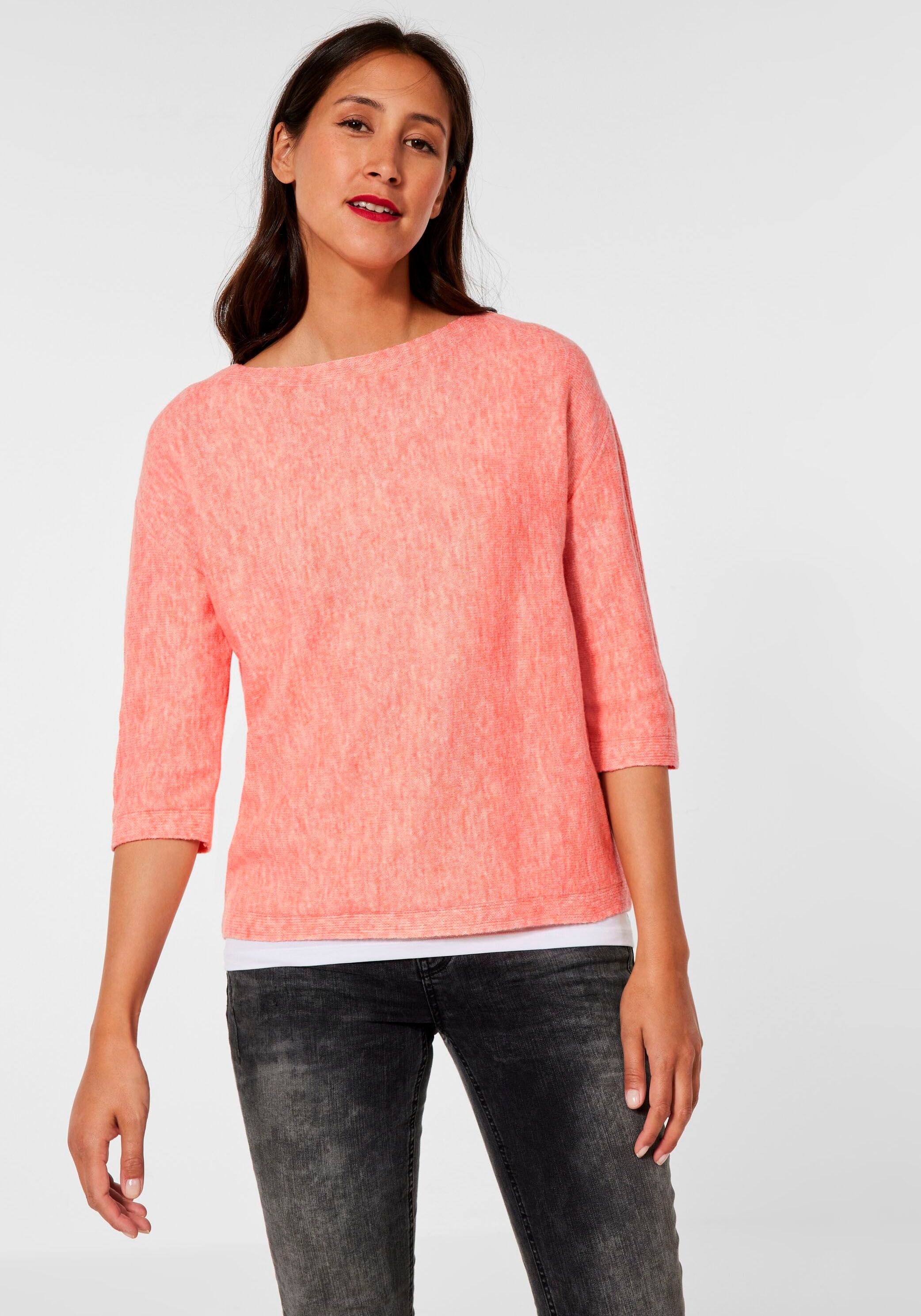 STREET ONE Strickpullover, mit U-Boot-Auschnitt kaufen