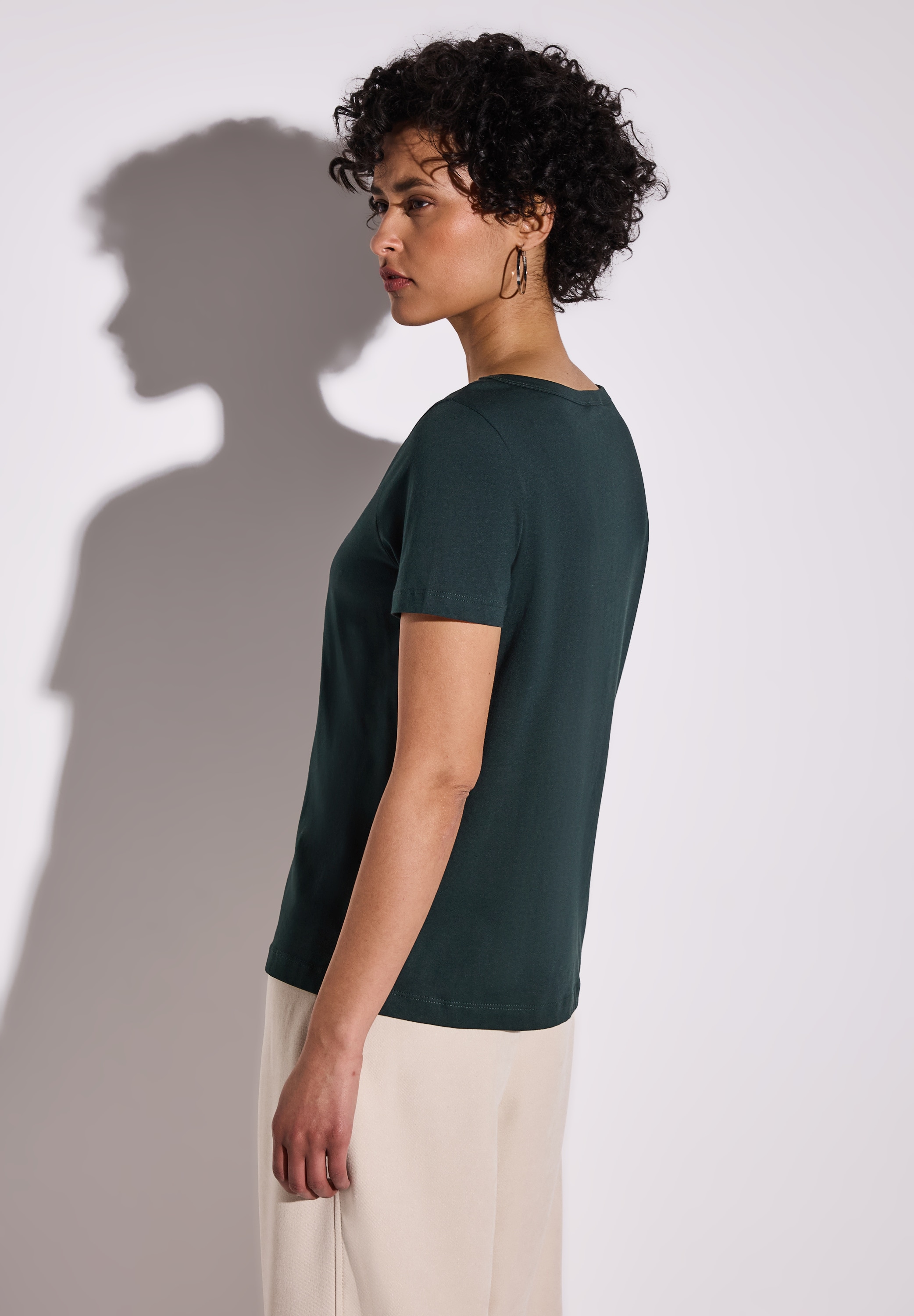 STREET ONE T-Shirt, mit Wording-Print