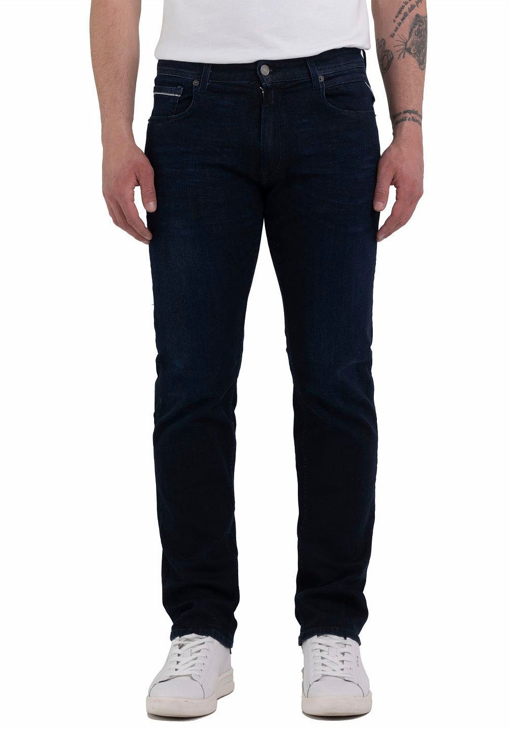 Replay Straight-Jeans »GROVER« in vielen verschiedenen Waschungen, mit Stretch