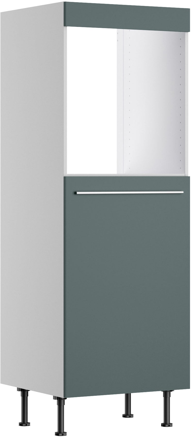 KOCHSTATION Backofen/Kühlumbauschrank "KS-Bern2" Breite 60 cm, Höhe 176,6 cm, 1 Tür für integrierten Kühlschrank