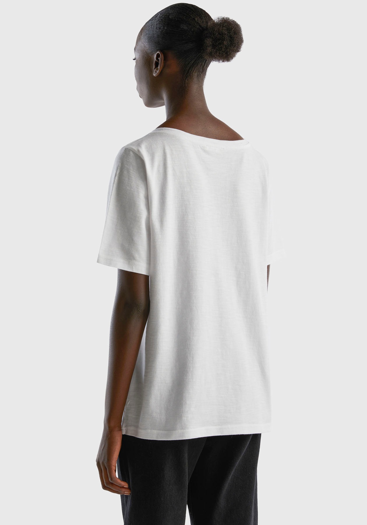 United Colors of Benetton T-Shirt, aus Flammgarnjersey