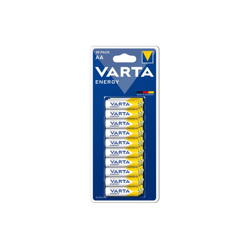 VARTA Batterie »Energy 30x AA«, (30 St.)